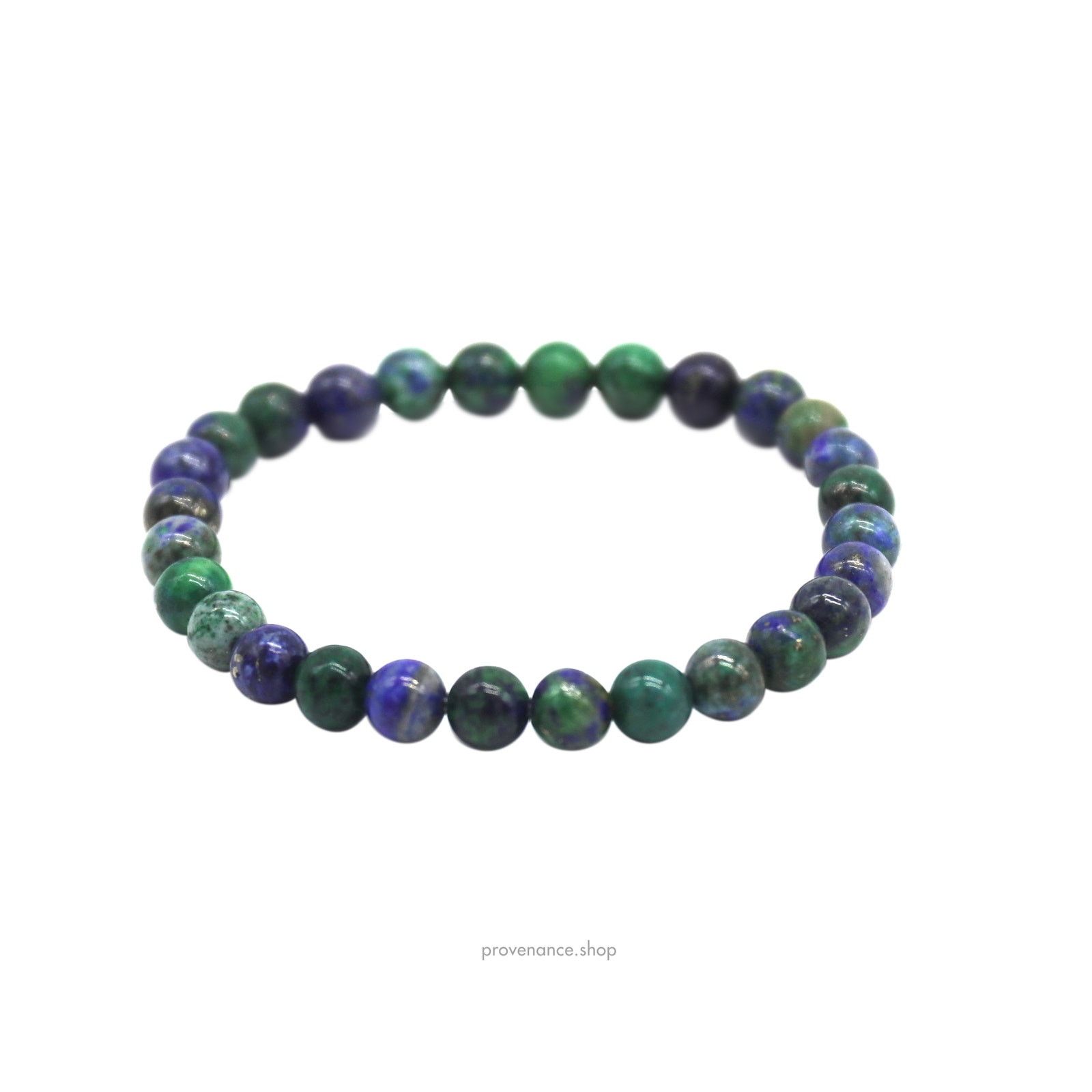 Jewelry 🔴 Bracelet - Lapis Chrysocolla 6mm. Size ONE SIZE - 1 Preview