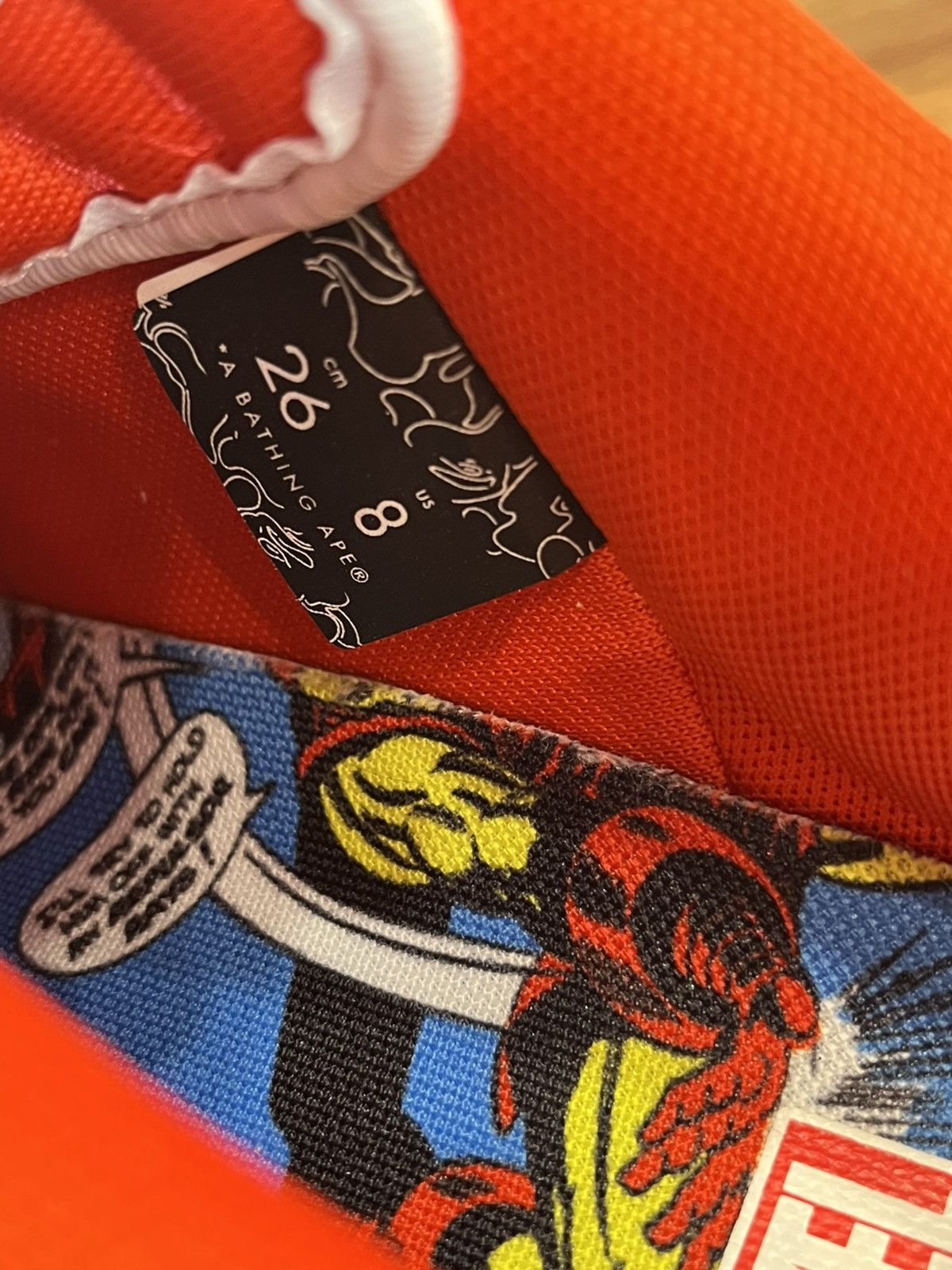 Bape BAPE x Marvel Bapesta Iron Man Size US 8 / EU 41 - 10 Thumbnail