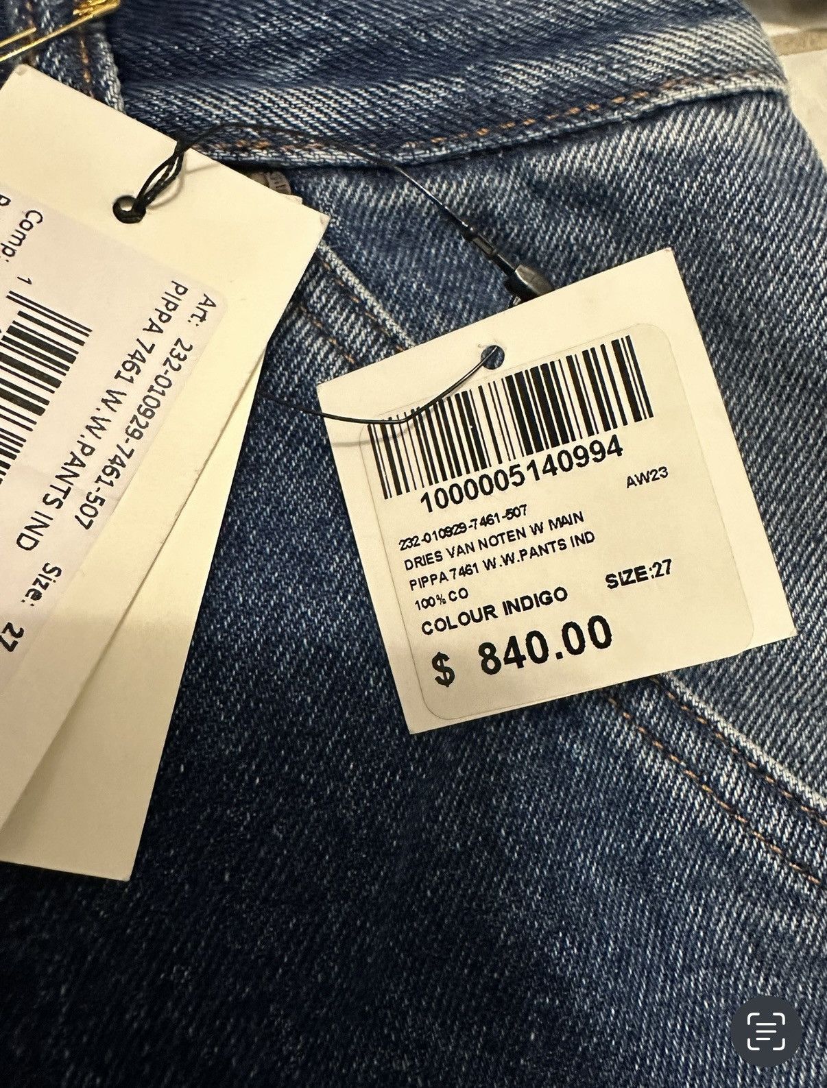 Dries Van Noten DRIES VAN NOTEN JEANS Size 27" / US 4 / IT 40 - 8 Thumbnail
