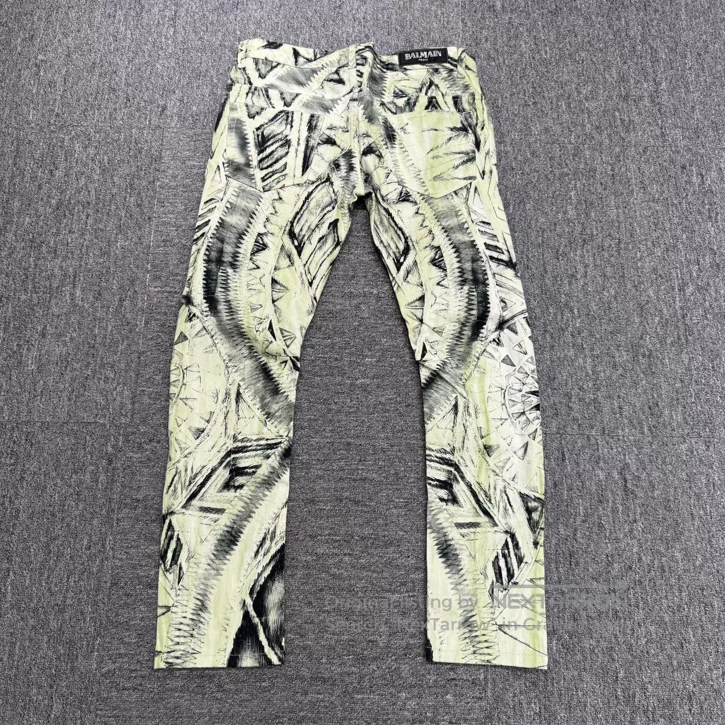 Balmain Balmain Symmetric Pattern Jeans. Size US 31 - 5 Thumbnail