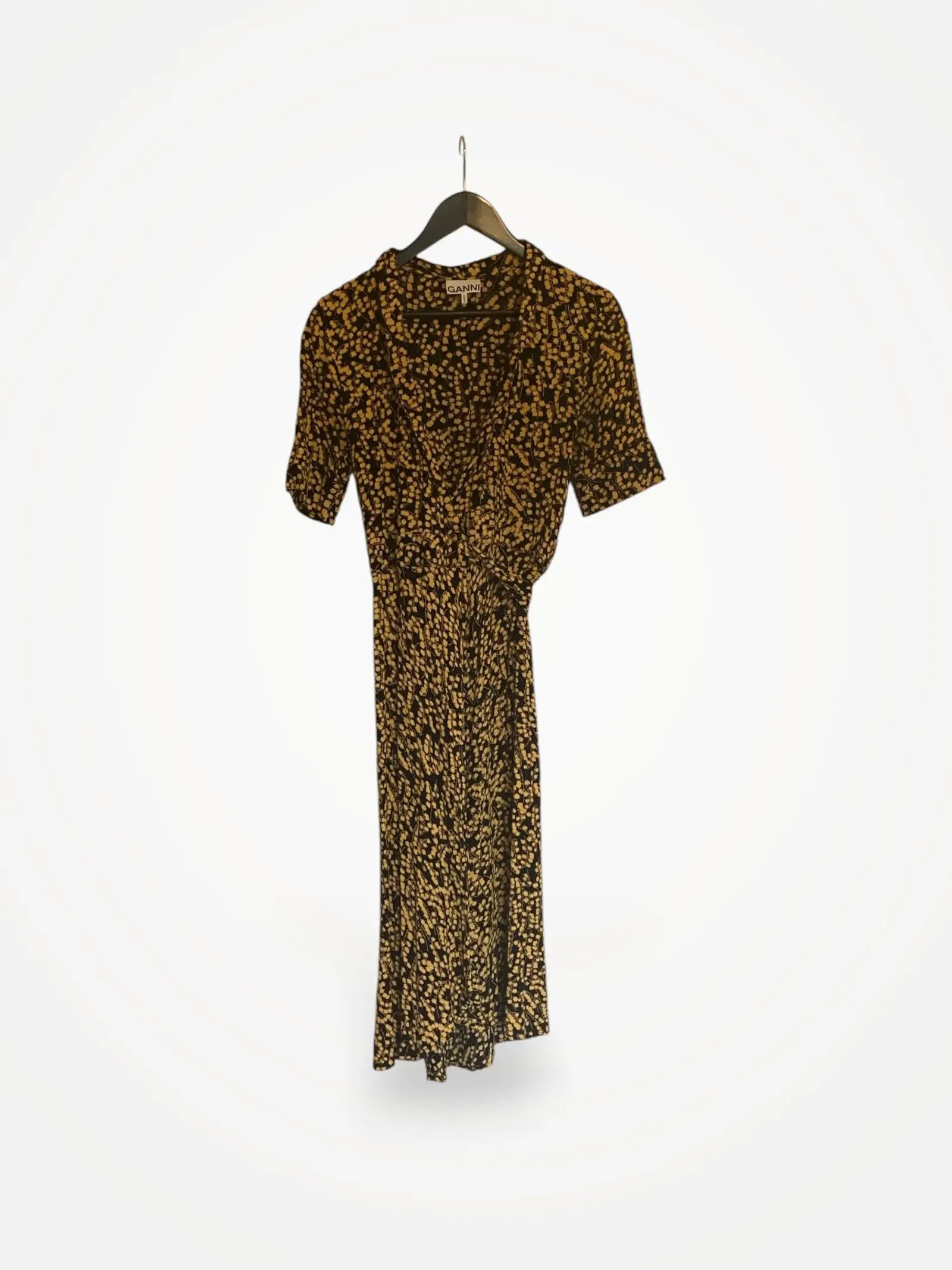 Ganni Ganni ALA Goldstone Dress Size XS / US 0-2 / IT 36-38 - 1 Thumbnail