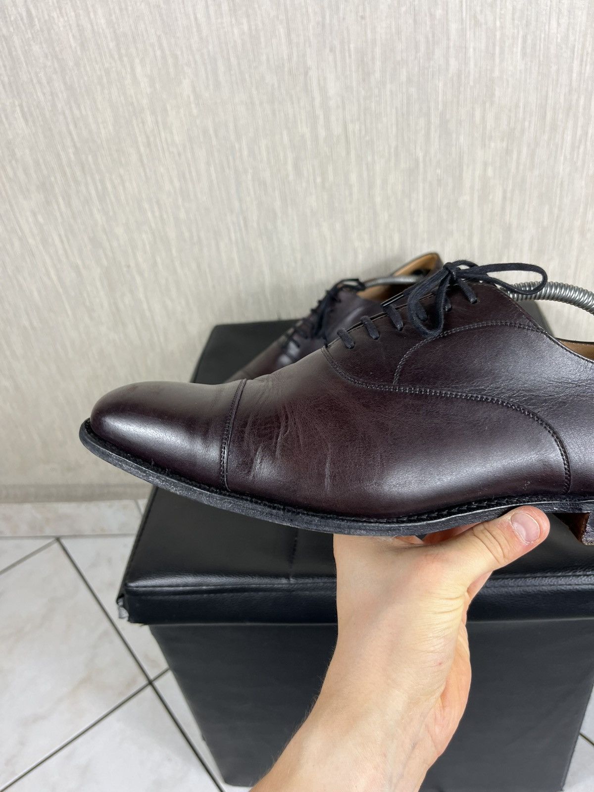 Church's Church’s Kentford classic leather shoes burgundy shade Size US 10 / EU 43 - 17 Thumbnail