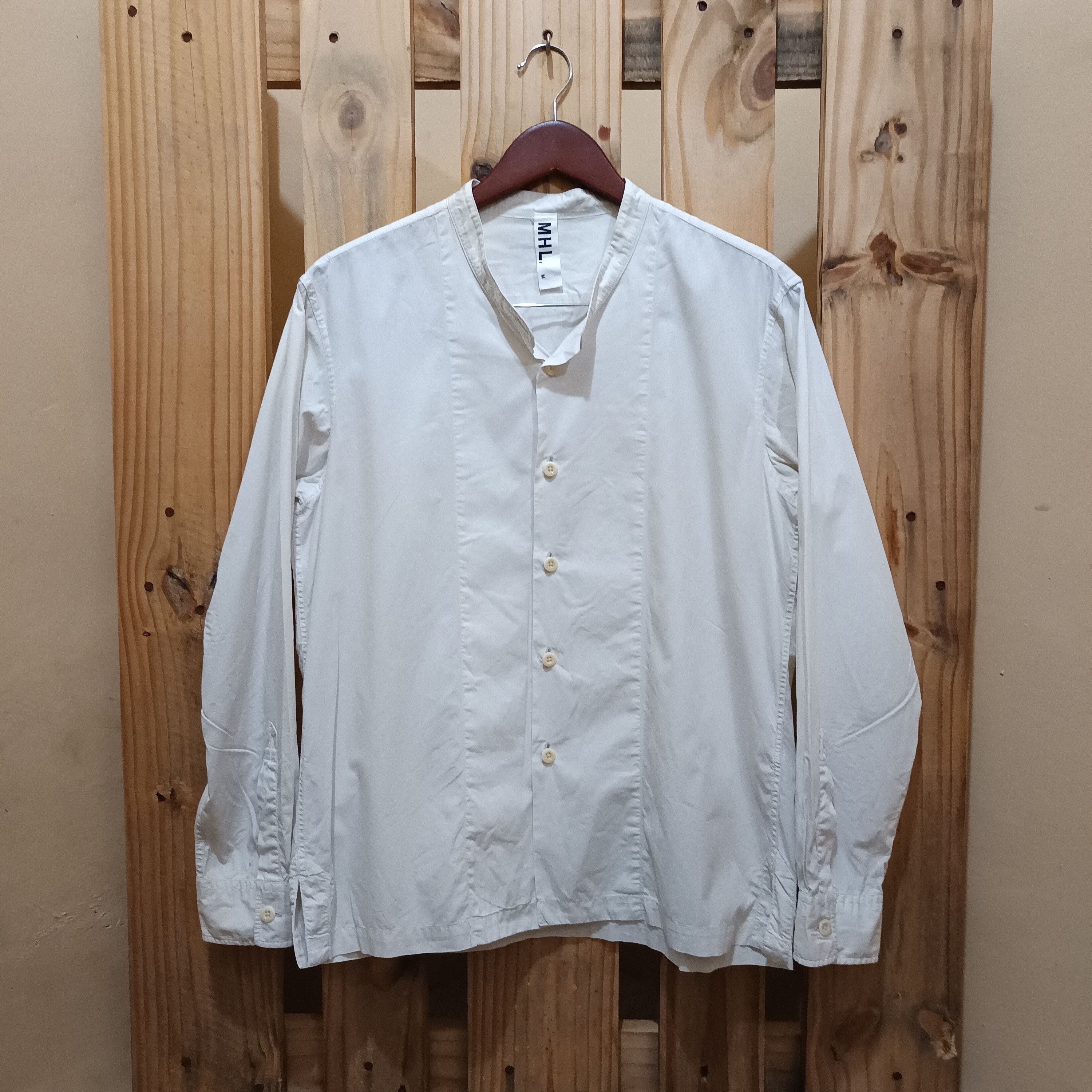 Margaret Howell MARGARET HOWELL COLLARLESS SHIRTS Size US M / EU 48-50 / 2 - 1 Thumbnail