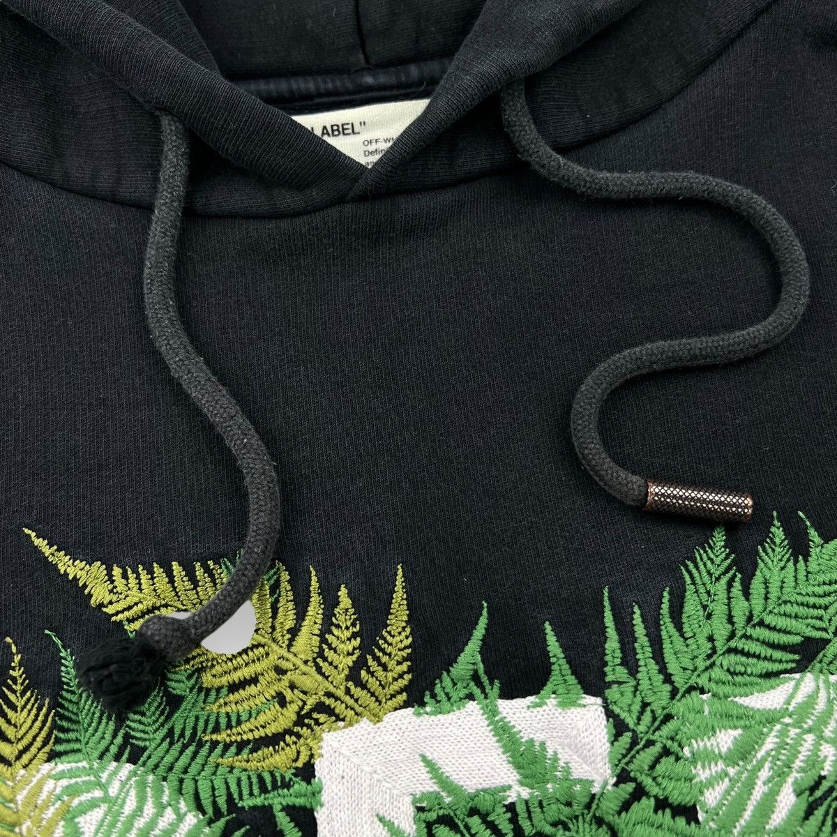 Off-White Off-White Ferns Embroidered Hoodie Size US L / EU 52-54 / 3 - 4 Thumbnail