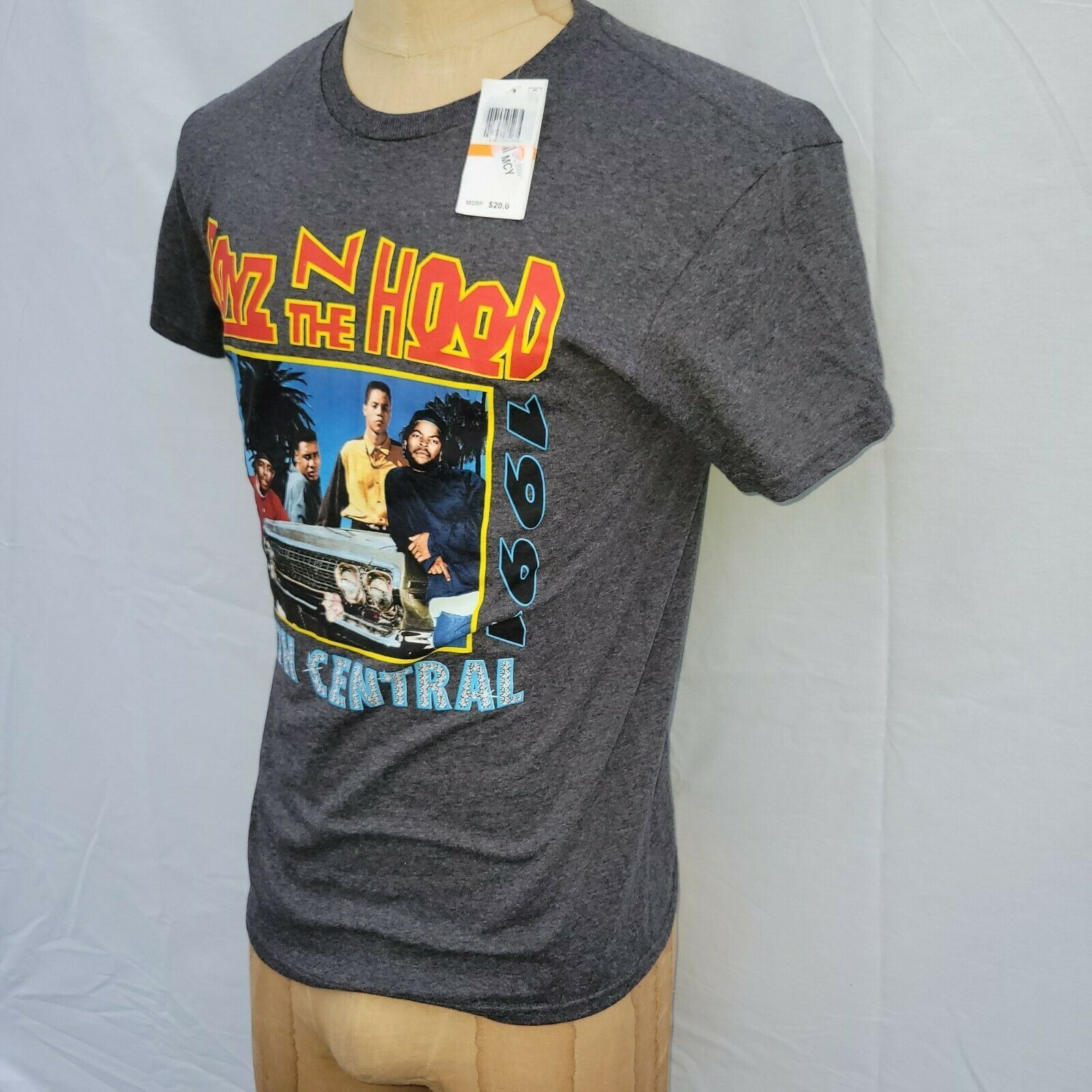Other Men's BOYZ N THE HOOD Graphic T-shirt. Small. Gray. Size US S / EU 44-46 / 1 - 3 Thumbnail