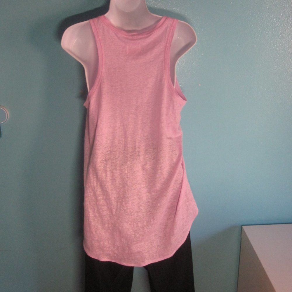 Loft Ann Taylor Loft Lou & Gray 100% Linen Summer Tank Top Size M Size M / US 6-8 / IT 42-44 - 9 Thumbnail