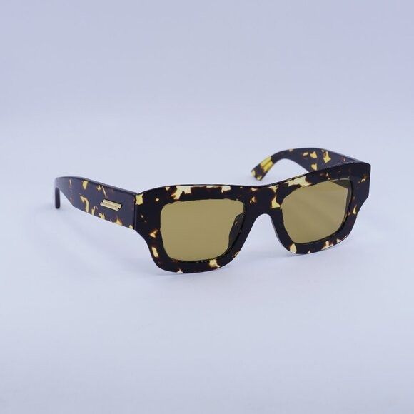 Bottega Veneta Bottega Veneta BV1357S 003 Sunglasses Havana Square Frame Size ONE SIZE - 1 Thumbnail