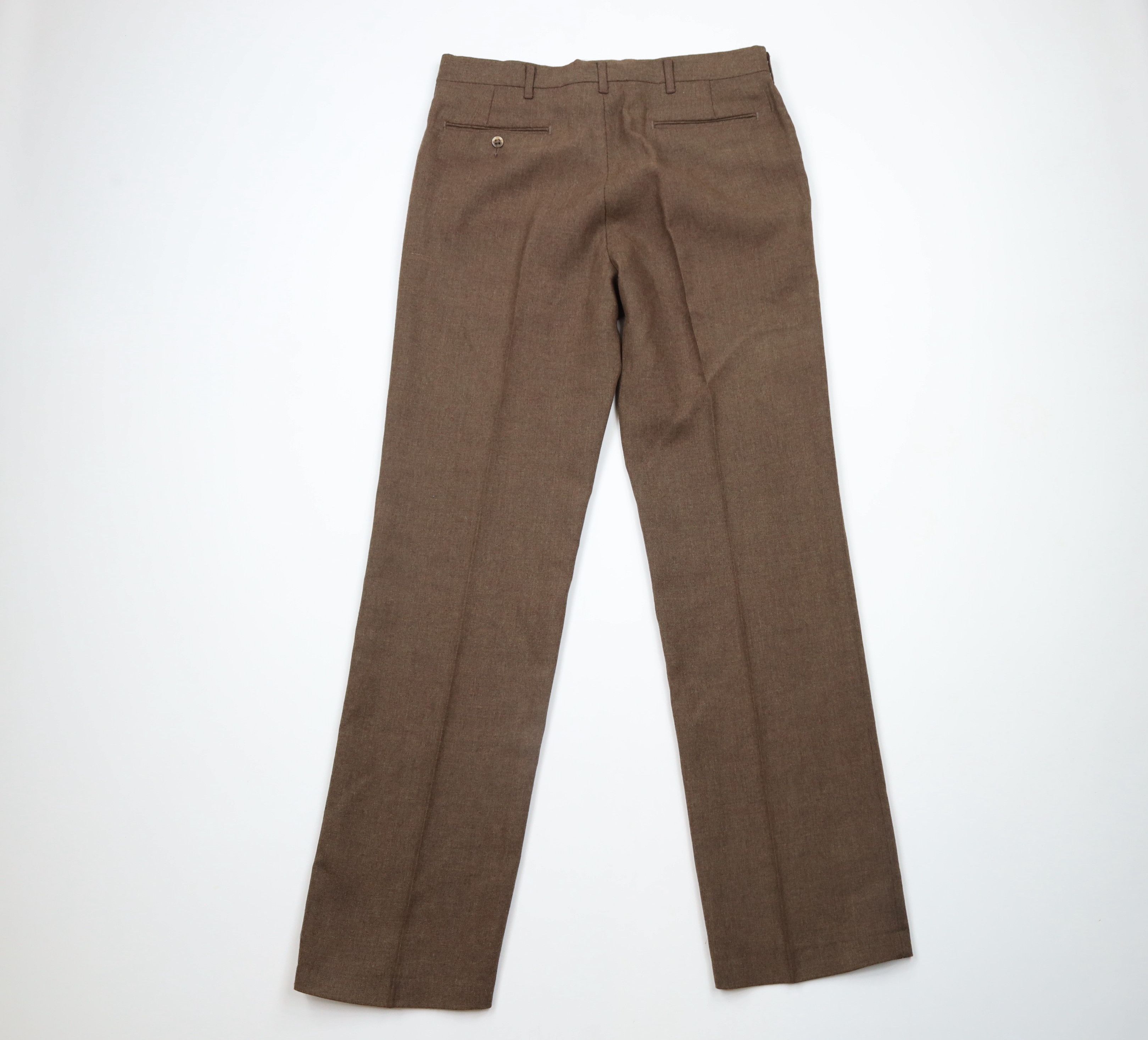 Vintage Vintage 90s Streetwear Chinos Chino Pants Trousers Brown USA Size US 32 / EU 48 - 9 Thumbnail