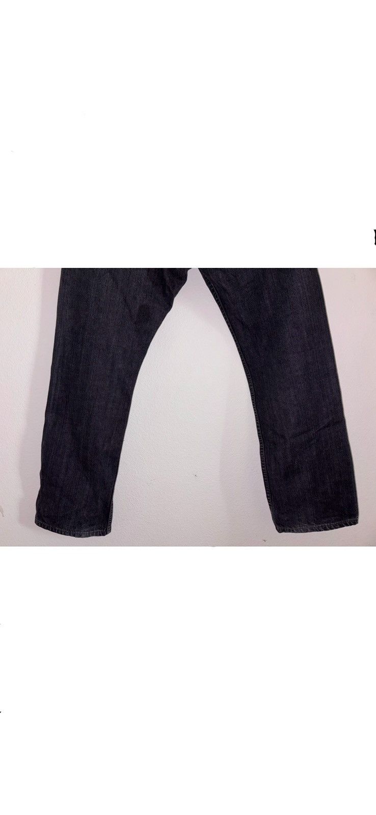 Levi's Mens Levis Black Jeans 34 X 30 Great Condition Raw Denim Size US 34 / EU 50 - 3 Thumbnail