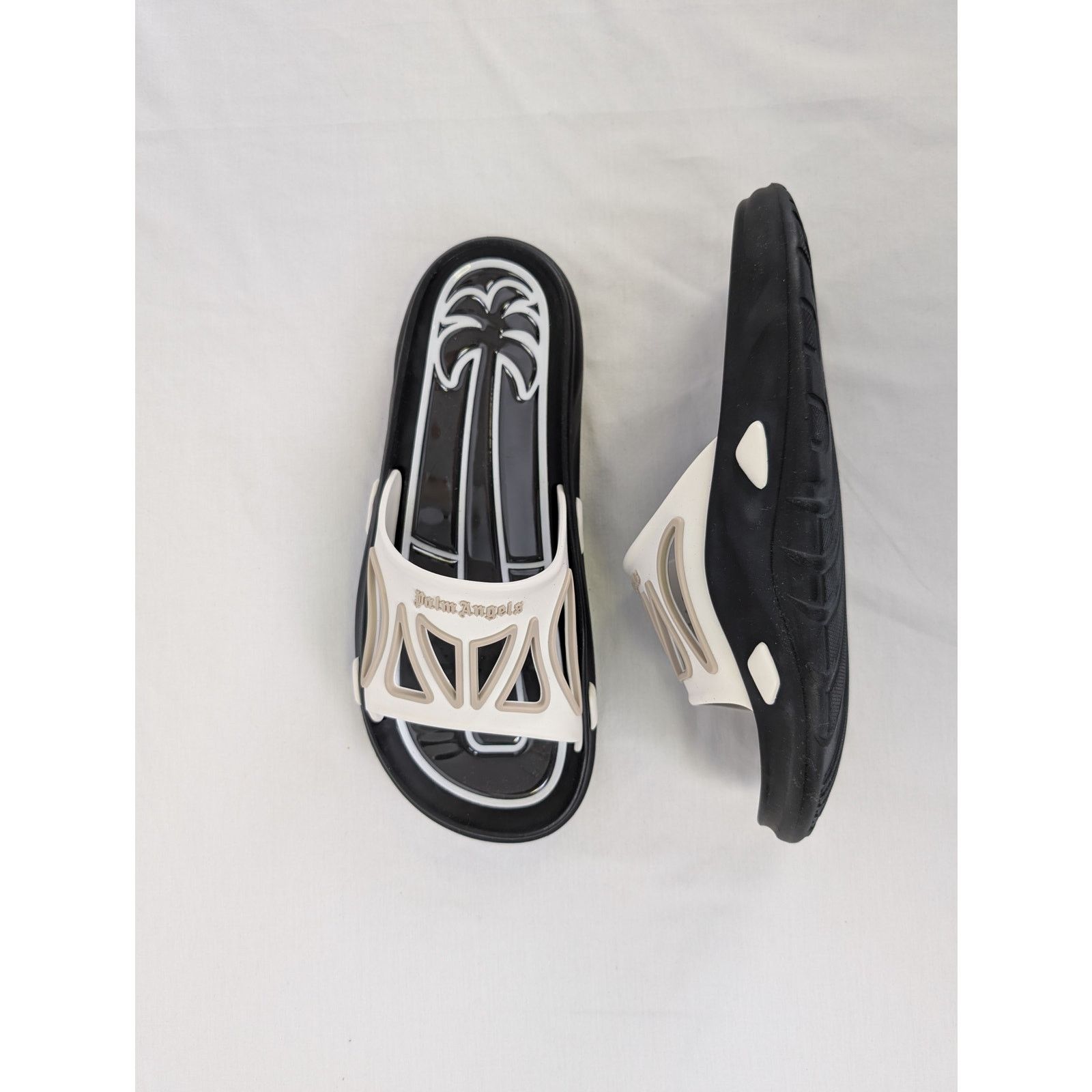Palm Angels o1rshd1 Modular Slide in Black/White Size US 8 / EU 41 - 12 Thumbnail