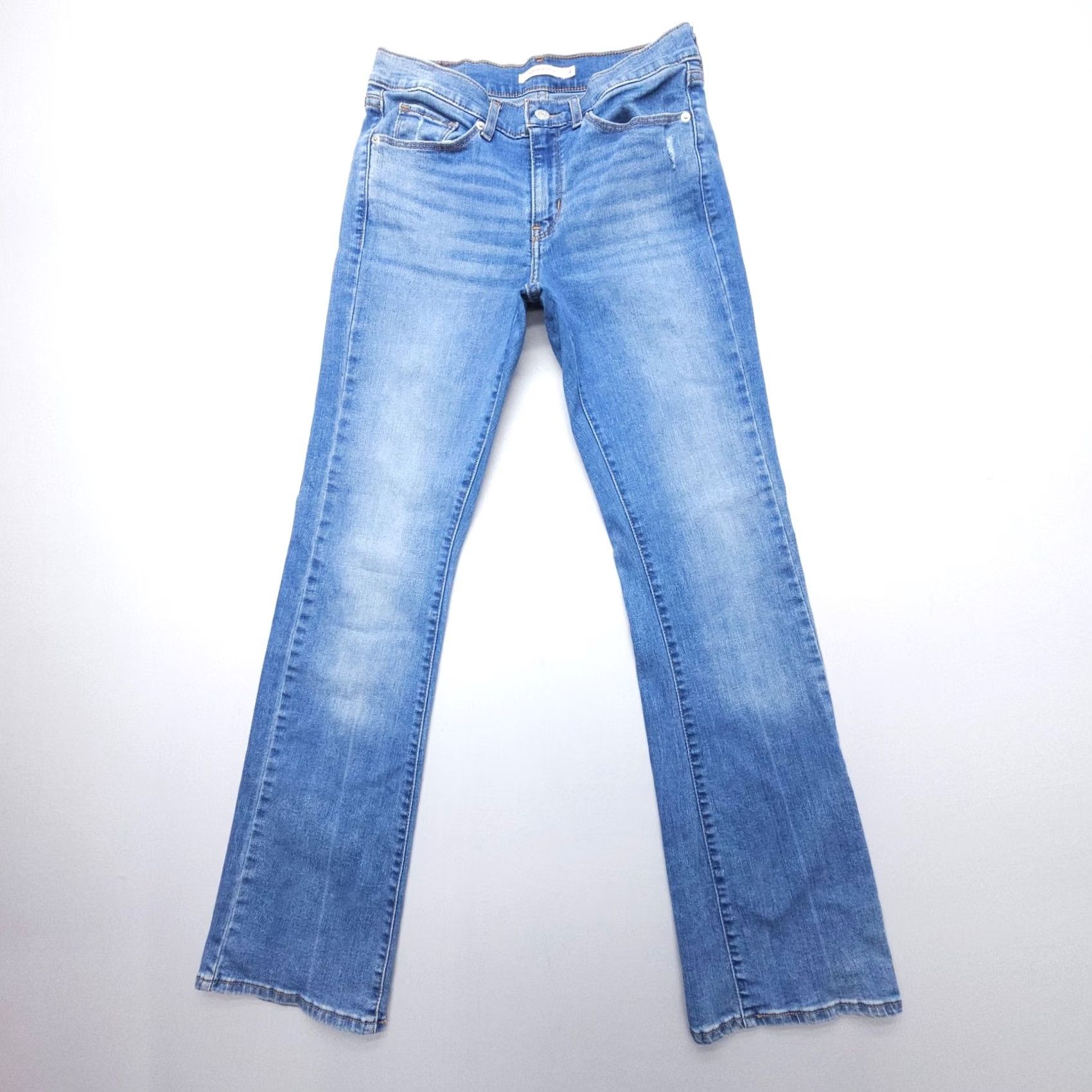 Levi's Levi's Jeans Bootcut Womens 4 Blue Stretch Denim 31" Inseam 28 Waist Logo Button 5-Pocket Design Modern Athletic? Size 27" / US 4 / IT 40 - 2 Thumbnail