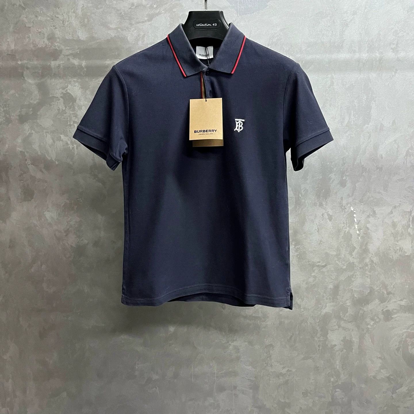 Burberry Burberry Deep Blue Classic Short-Sleeve Polo Size US XS / EU 42 / 0 - 1 Thumbnail