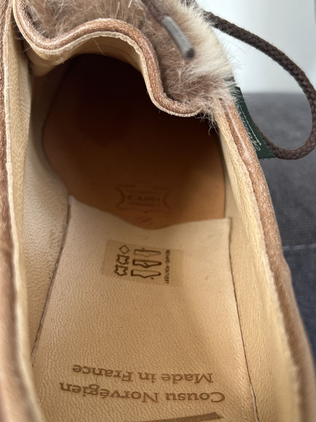 Paraboot Paraboot Michael Griff II Rabbit Fur Shoes sz 4 Size US 5 / EU 37 - 21 Thumbnail