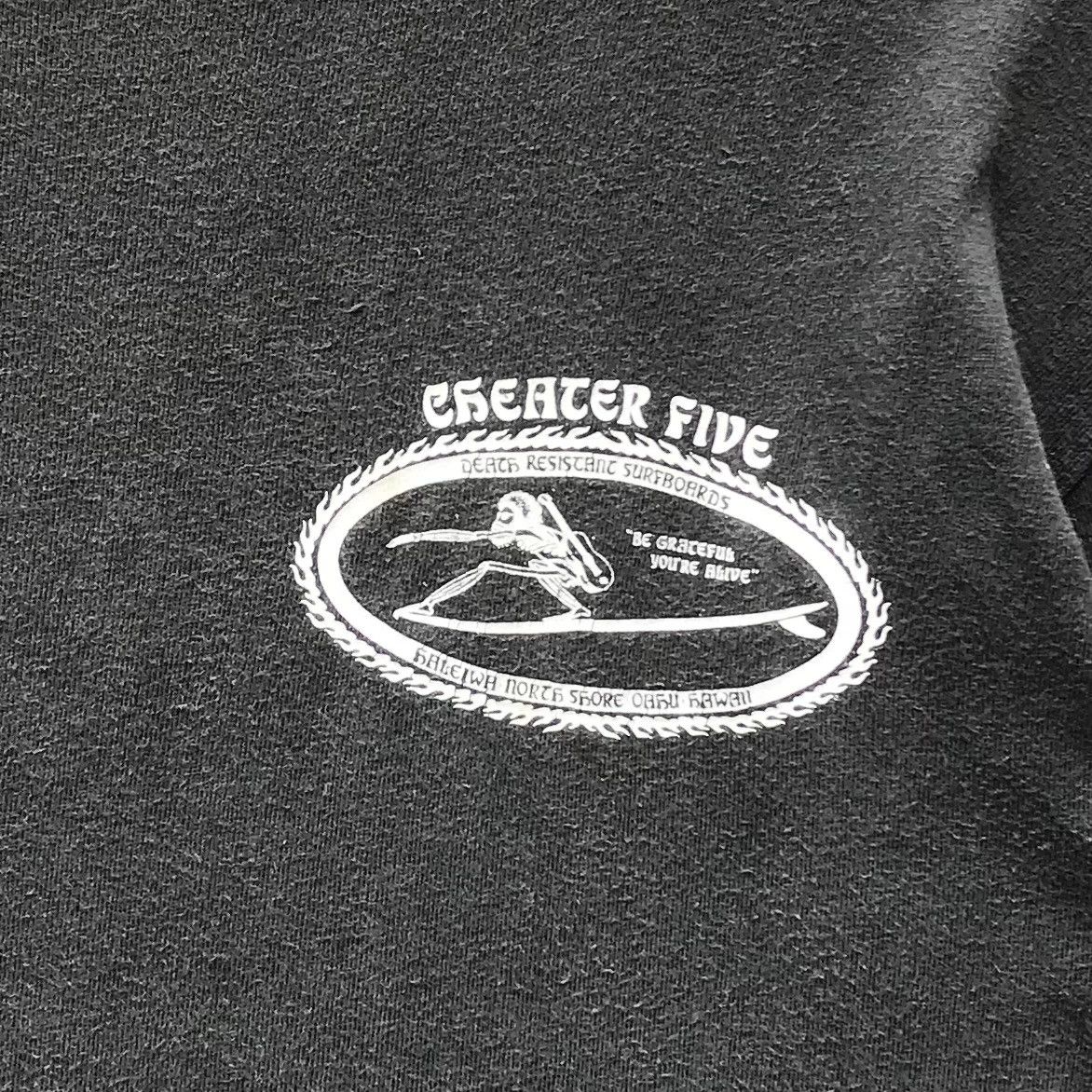 Vintage Y2K Vintage Cheater Five Surfboards Tee Long Sleeve SunFaded Size US M / EU 48-50 / 2 - 12 Thumbnail