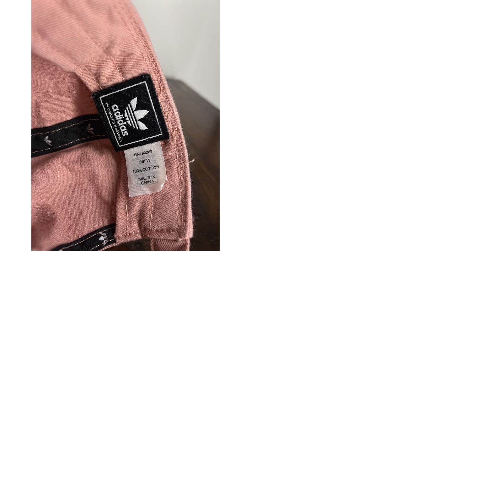Adidas Adidas Hat Cap Strap Back Womens One Size Pink 3 Stripe Cotton Trefoil Twill Size ONE SIZE - 9 Thumbnail