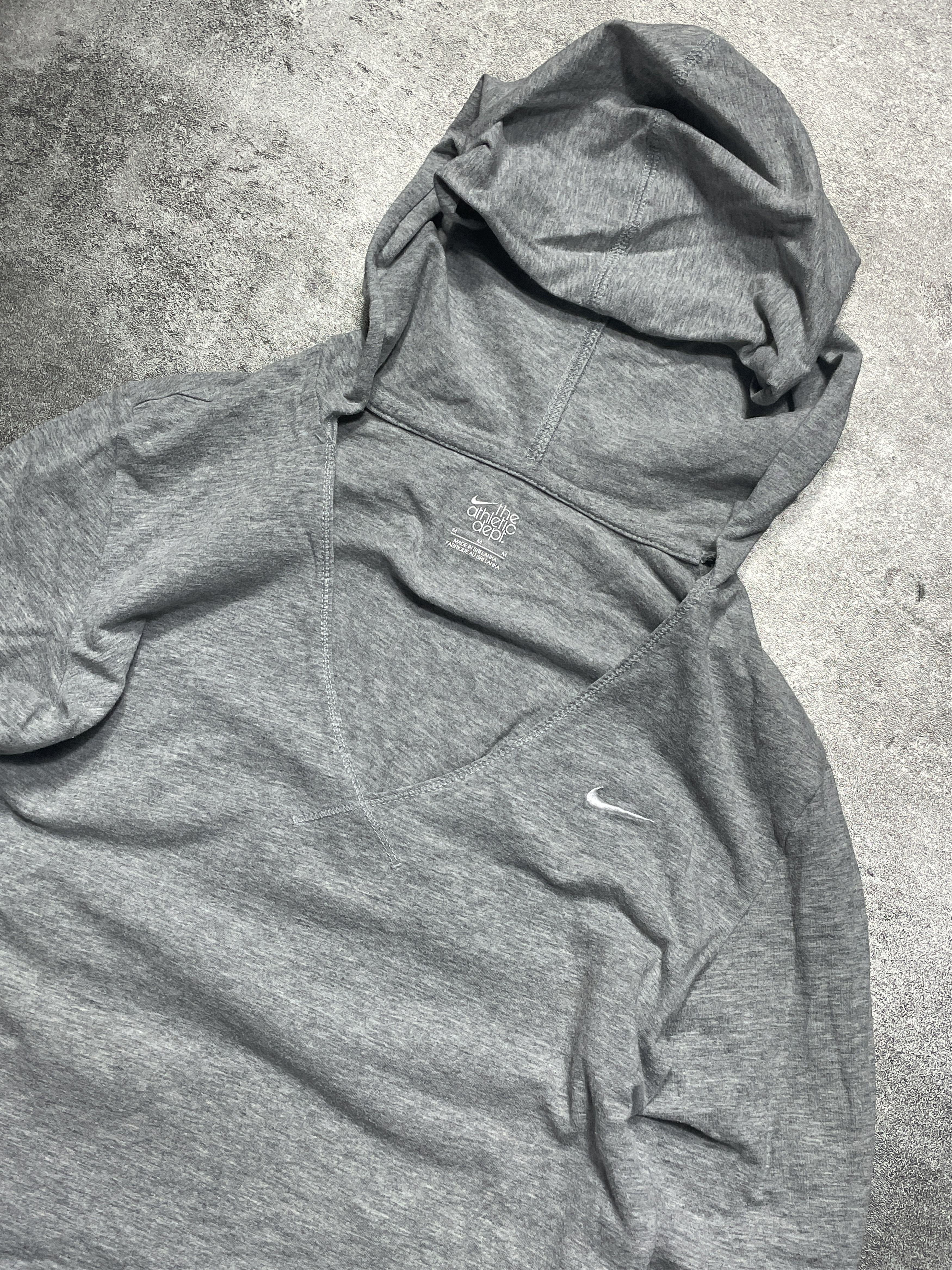 Nike 🔥RARE🔥Nike Vintage Late 00s Y2K Thin Hoodie Swoosh Size M / US 6-8 / IT 42-44 - 2 Thumbnail