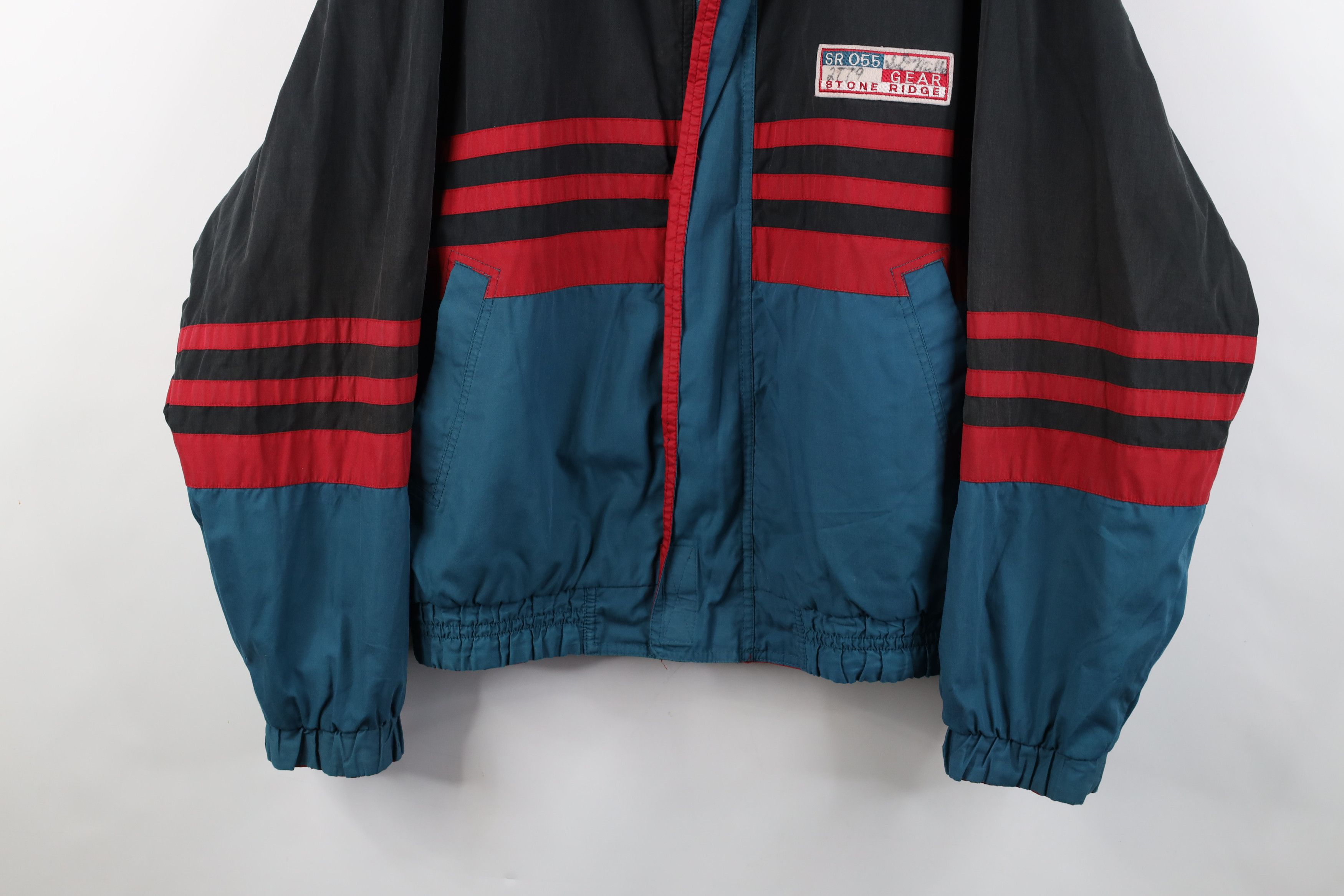 Vintage Vintage 90s Streetwear Reversible Hooded Sailing Jacket Size US XL / EU 56 / 4 - 3 Thumbnail