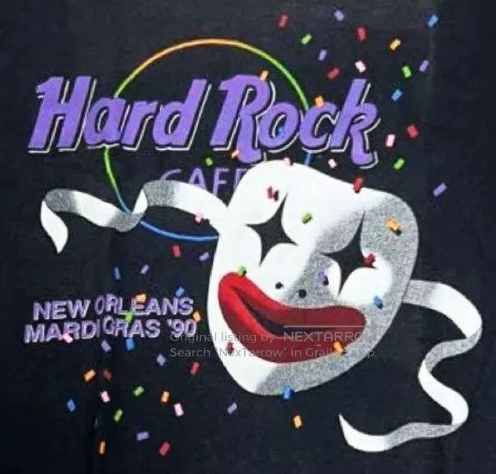Vintage Vintage 90s Hard Rock T-Shirt. Size US L / EU 52-54 / 3 - 1 Thumbnail
