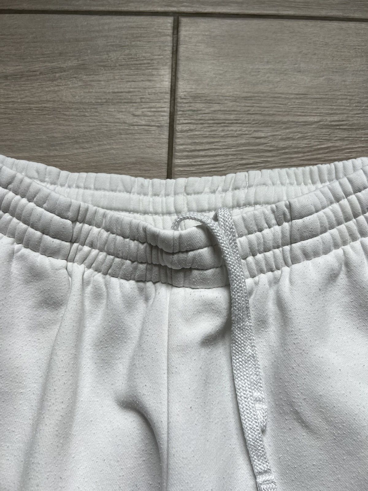 Vintage Vintage Y2K Nike White Cotton Drill Track Pants Size US 34 / EU 50 - 4 Thumbnail