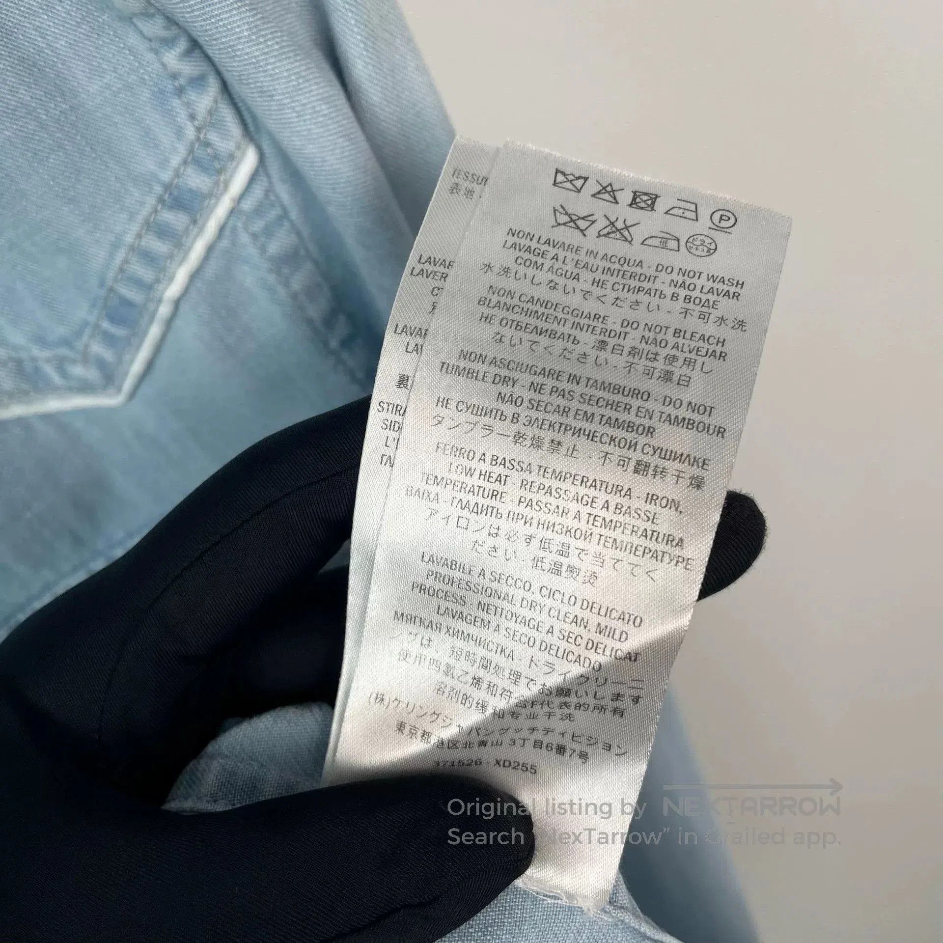Gucci Gucci Soft Denim Shirt Blue 36. Size XS / US 0-2 / IT 36-38 - 9 Thumbnail