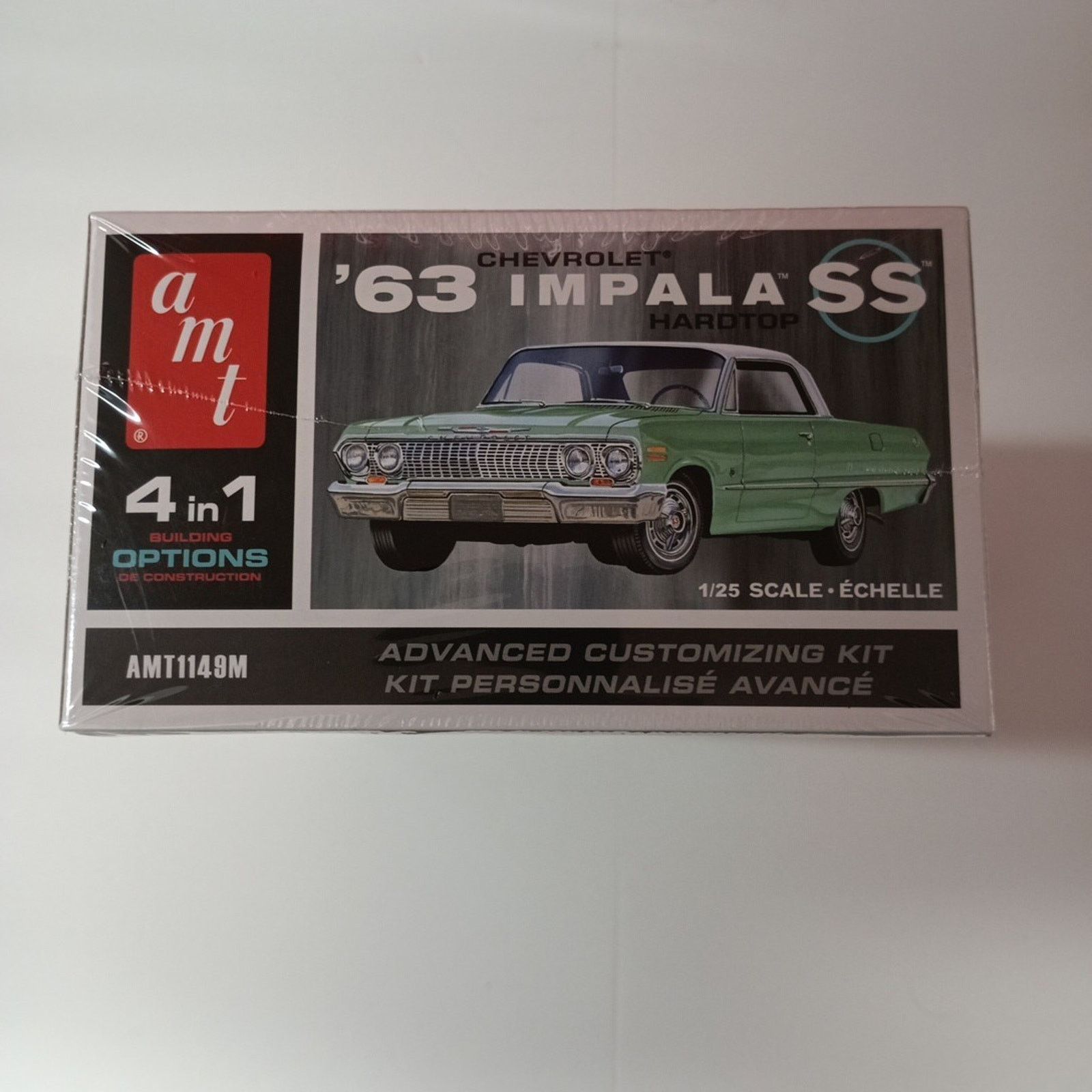 Other AMT 1963 Chevy Impala Hardtop 1/25 Scale Car Plastic Model Size ONE SIZE - 5 Thumbnail