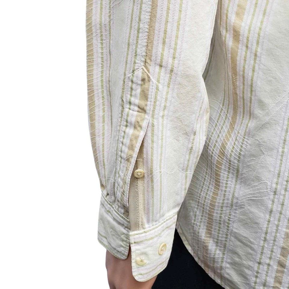 Tommy Bahama Tommy Bahama Shirt Tencel Hidden Button down Striped Floral Size US L / EU 52-54 / 3 - 7 Thumbnail