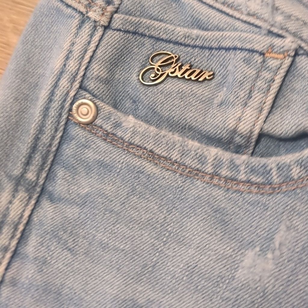 G-Star G-star raw distressed raw hem Lynn skinny jeans size 28 Size 28" / US 6 / IT 42 - 6 Thumbnail