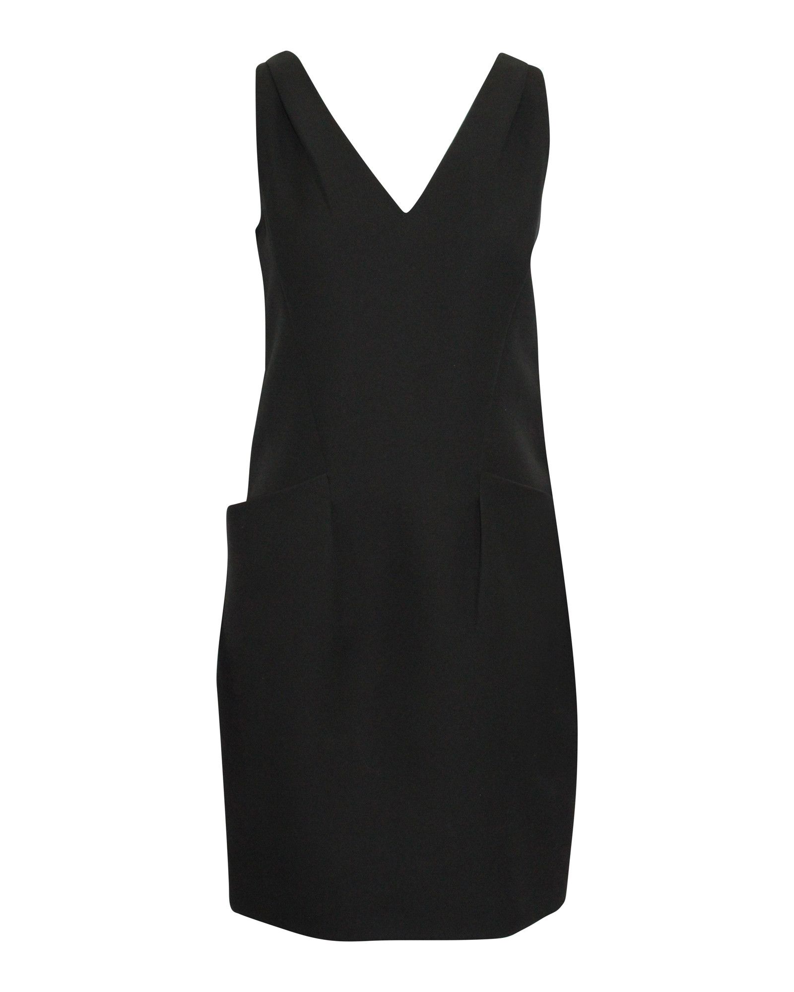 Prada Prada Sleeveless Sheath Dress with Pockets in Black Cotton Size XXS / US 00 / IT 34 - 1 Thumbnail