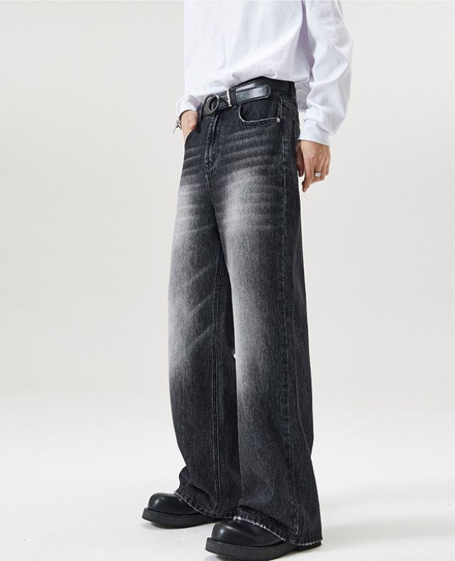Japanese Brand American high street washed distressed trendy jeans Size US 32 / EU 48 - 3 Thumbnail