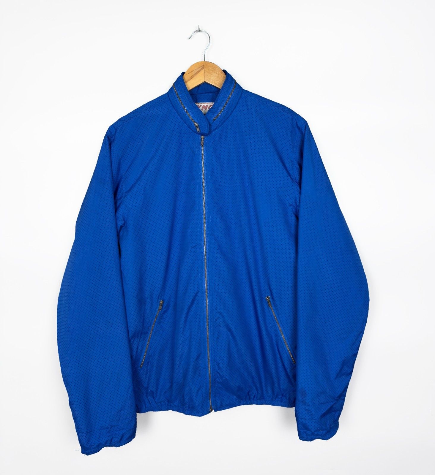 YMC YMC You Must Create Perforated Blue Double Zip Jacket Size US M / EU 48-50 / 2 - 2 Thumbnail
