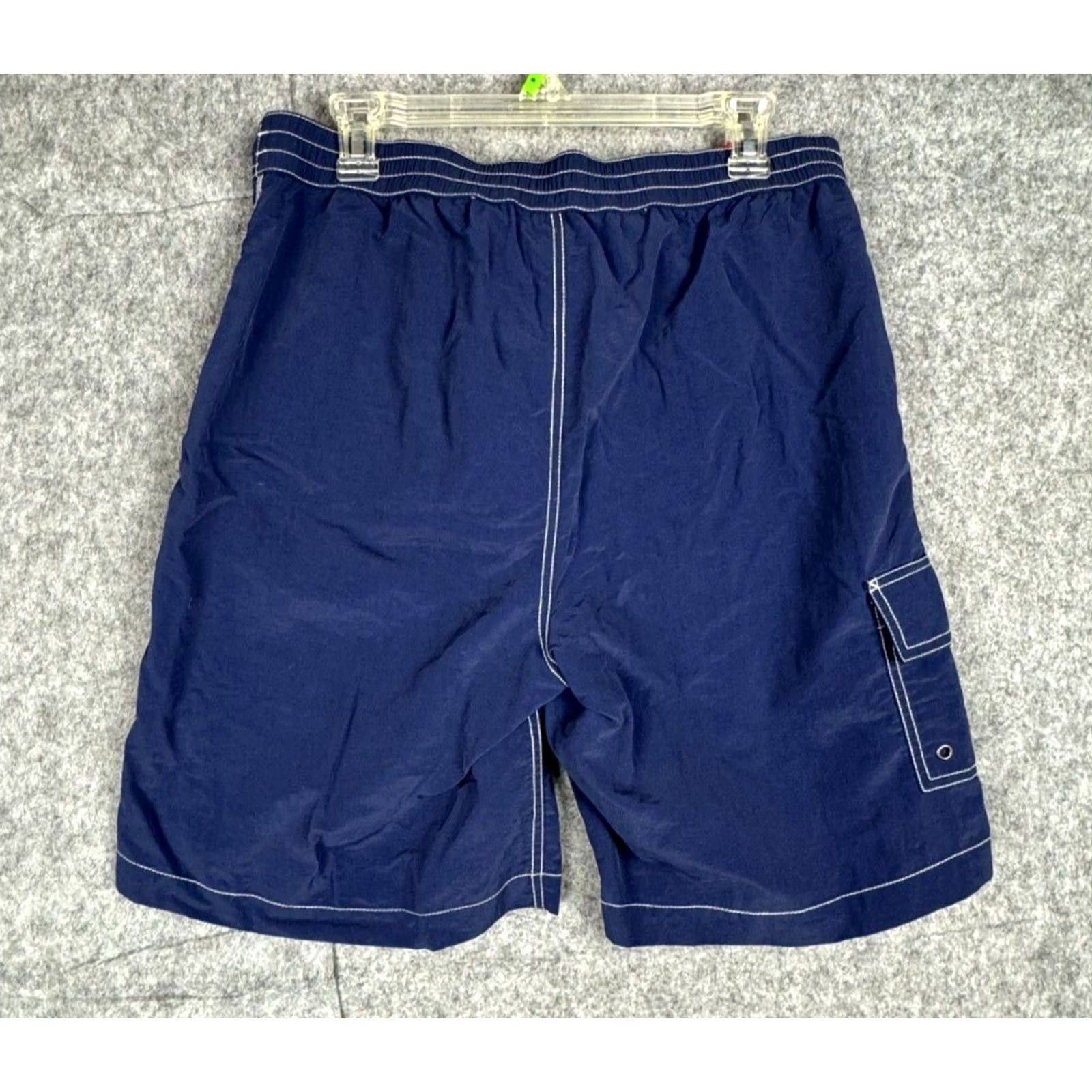 Polo Ralph Lauren VINTAGE Polo Ralph Lauren Board Shorts Mens Medium Blue Swim Trunks Cargo Lined Size US L / EU 52-54 / 3 - 2 Thumbnail