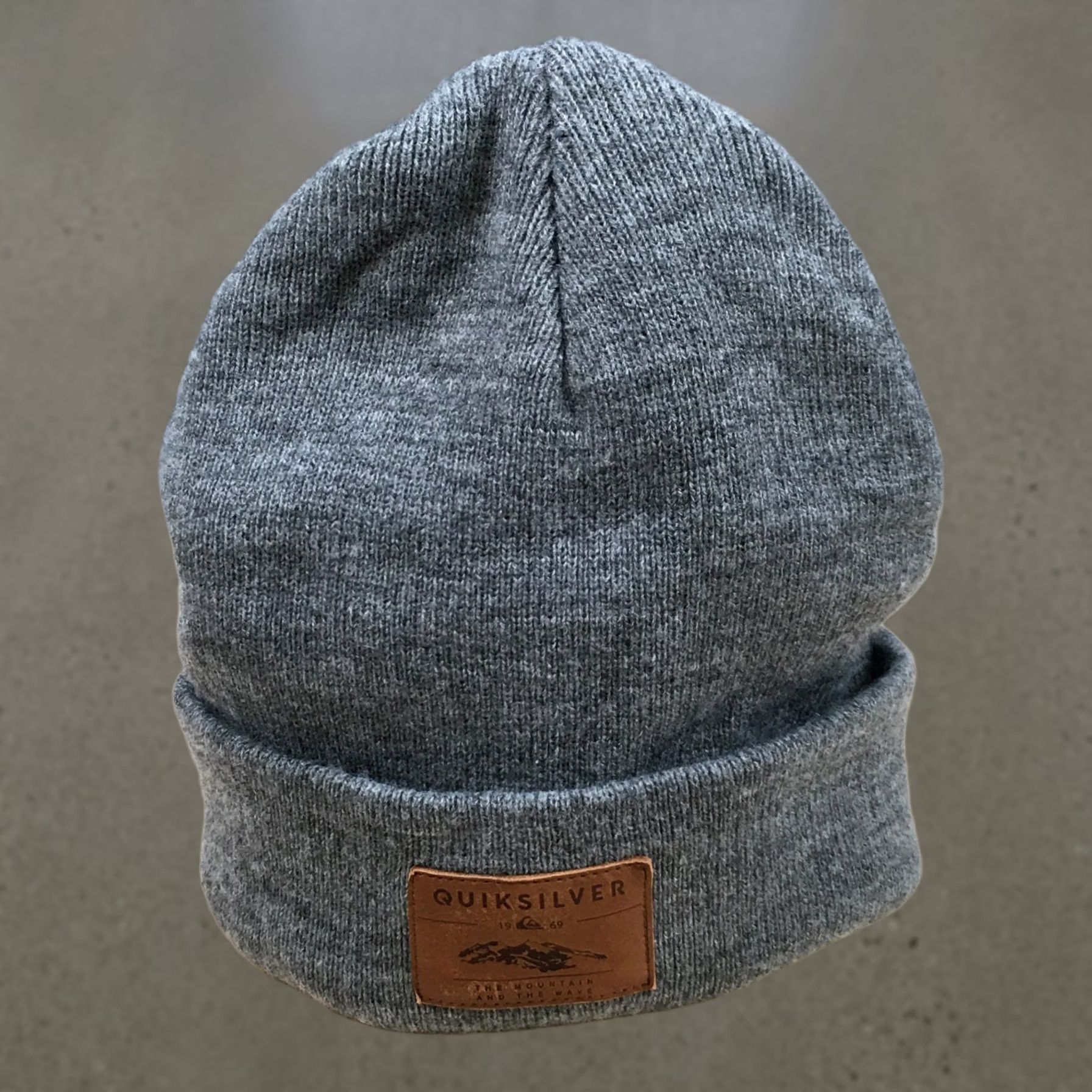 Quiksilver Quiksilver Beanie Mens One Size Gray Knitted Cuffed Winter Hat EQBHA03031 NEW Size ONE SIZE - 1 Thumbnail