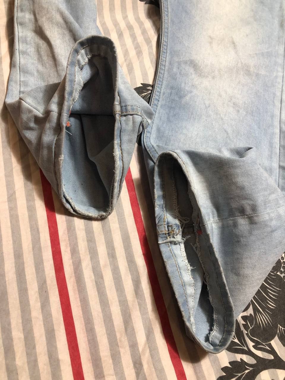 Diesel × Vintage Vintage Y2K Diesel Washed Distressed Denim Jeans Slim Size US 34 / EU 50 - 7 Thumbnail