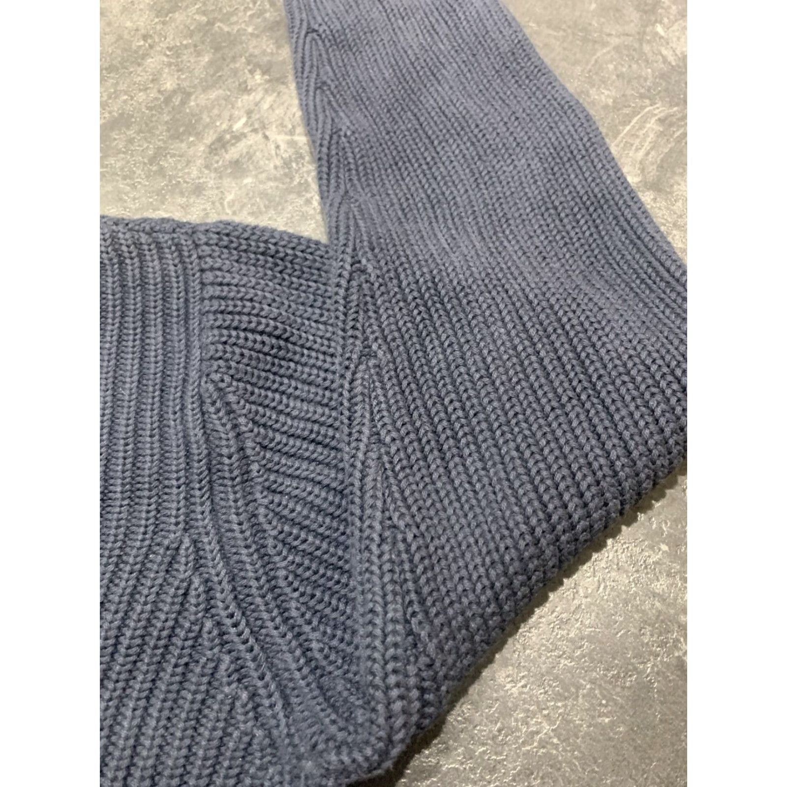 Vintage L.L. Bean Men's Sweater Full Zip Knit Cable Cotton Long Sleeve Blue Size Large Casual & Winter Size US L / EU 52-54 / 3 - 2 Thumbnail