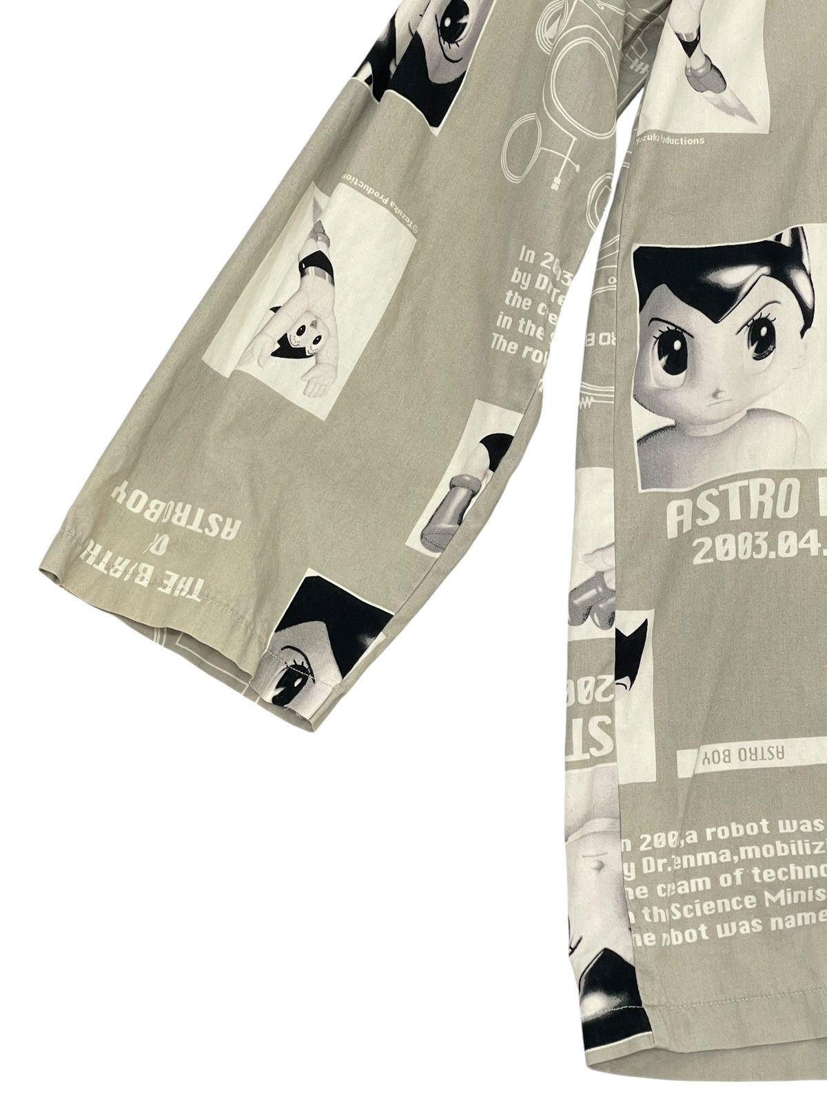 Comme des Garcons × Stussy Vtg Y2K Astro Boy Cam Shirt 3 Quarter 7🟩2 Size US M / EU 48-50 / 2 - 4 Thumbnail