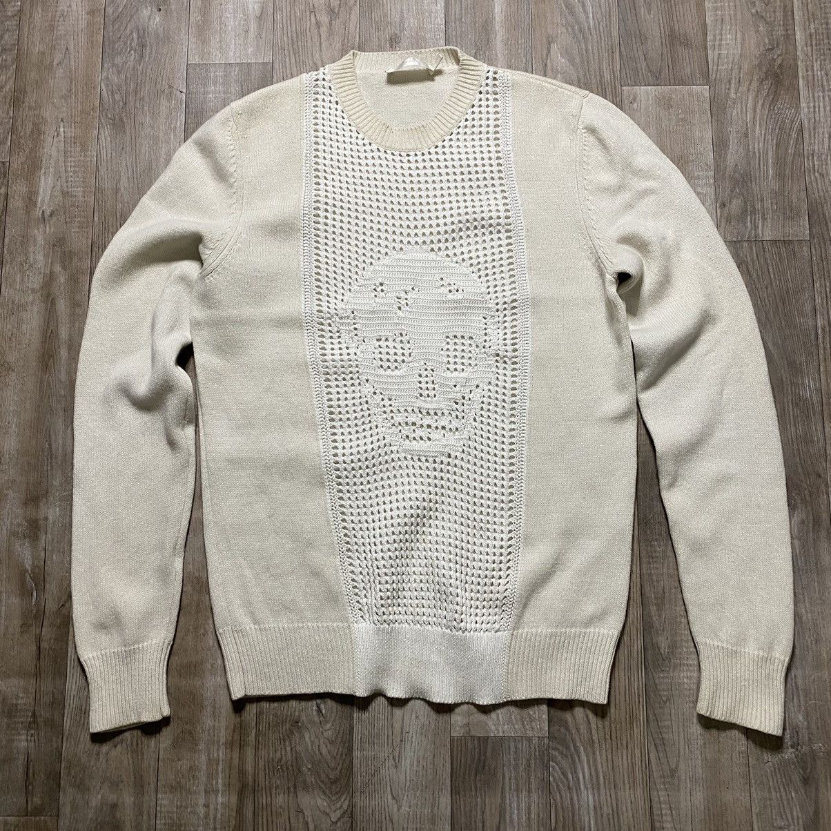 Alexander McQueen Alexander McQueen Knitted Skull Sweater | Grailed