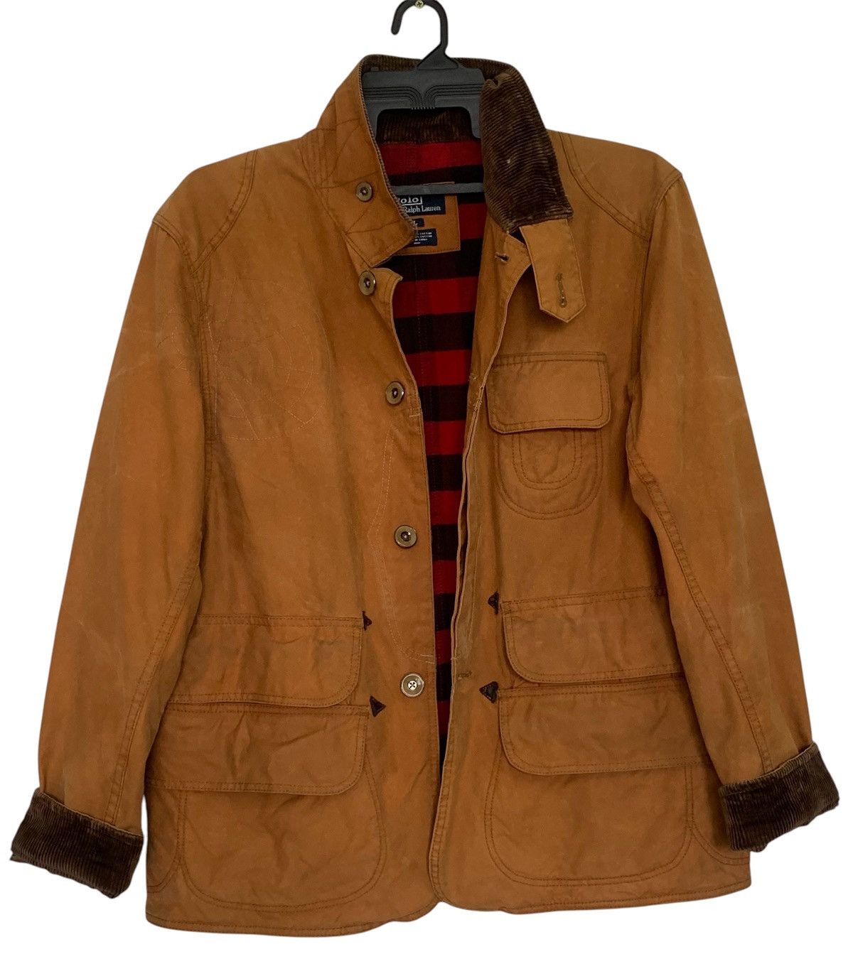 Polo Ralph Lauren Vintage Distressed Polo Ralph Lauren Hunting Utility Jacket Size US L / EU 52-54 / 3 - 1 Thumbnail