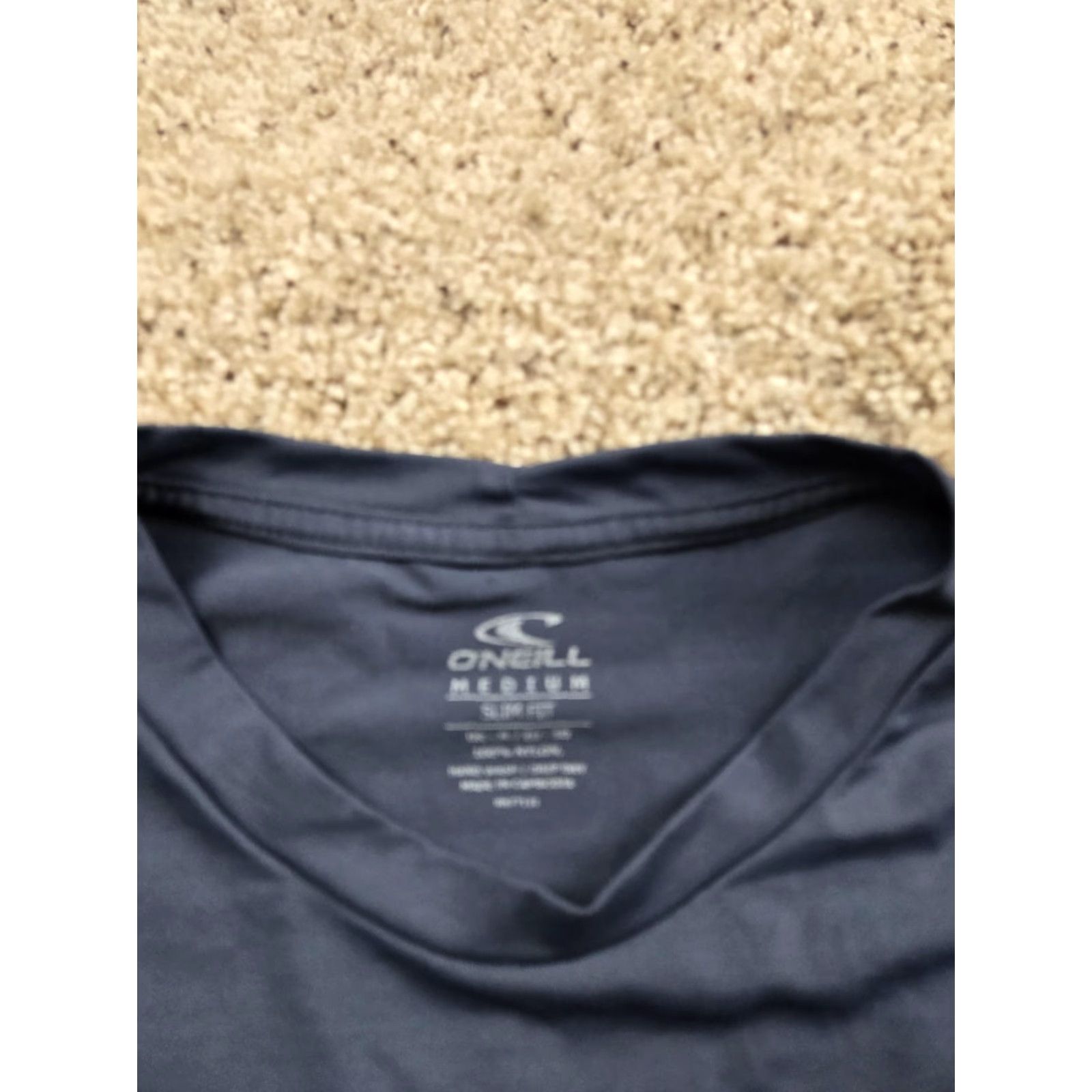 O'Neill O'Neill Swim Shirt Mens M UPF 40+ Nylon Slim Fit Short Sleeve Crew Neck T-Shirt Blue Outdoor Activewear Beach/Merchandising? Size US M / EU 48-50 / 2 - 4 Thumbnail