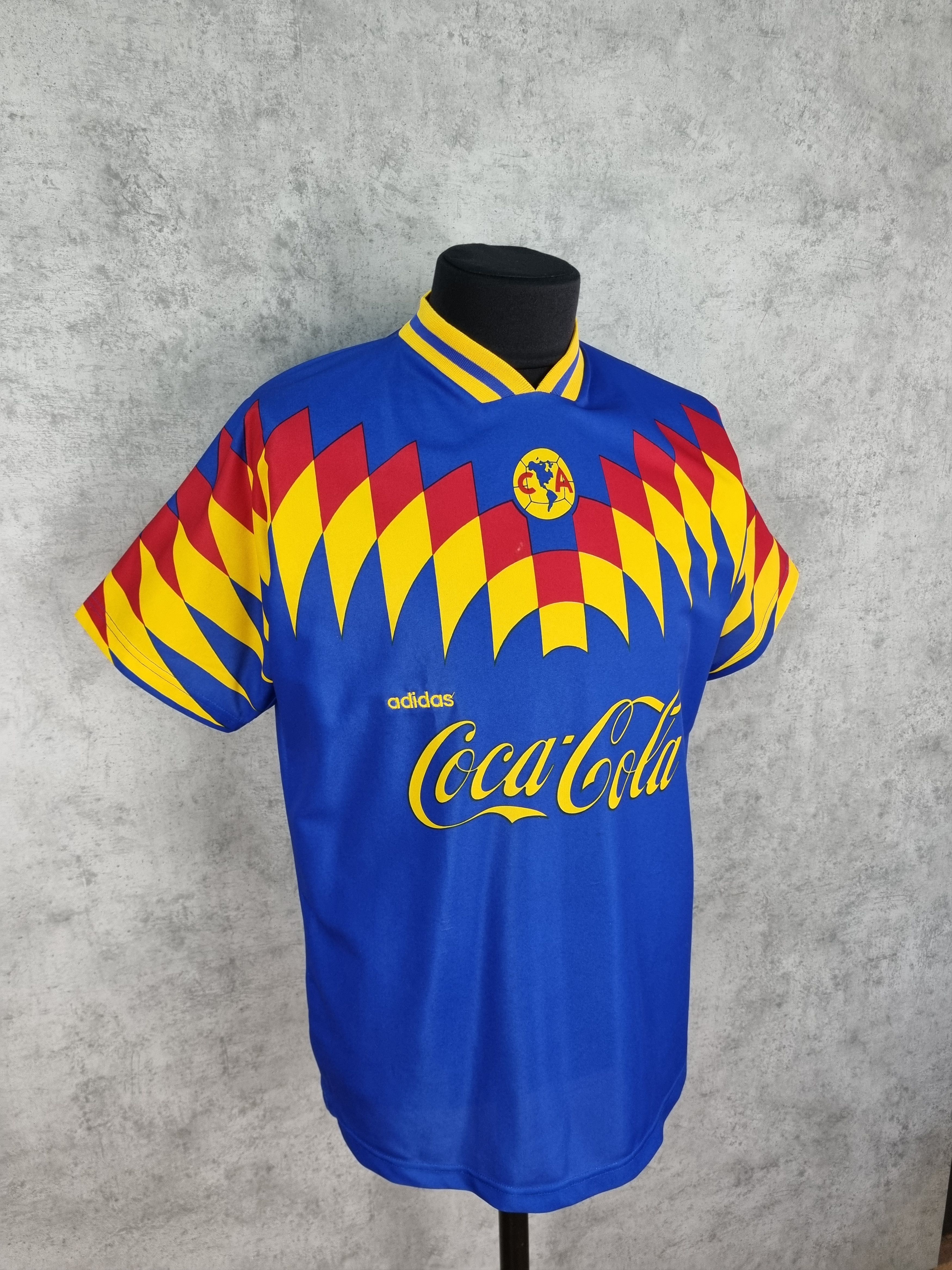 Adidas × Vintage 90s Adidas CA Soccer Jersey Coca Cola Vintage Tee Shirt Size US L / EU 52-54 / 3 - 2 Thumbnail