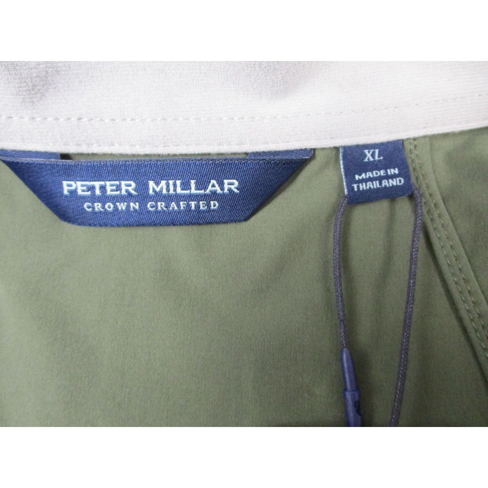 Peter Millar Peter Millar Crown Crafted Mens XL Green Golf Windbreaker Size US XL / EU 56 / 4 - 3 Thumbnail