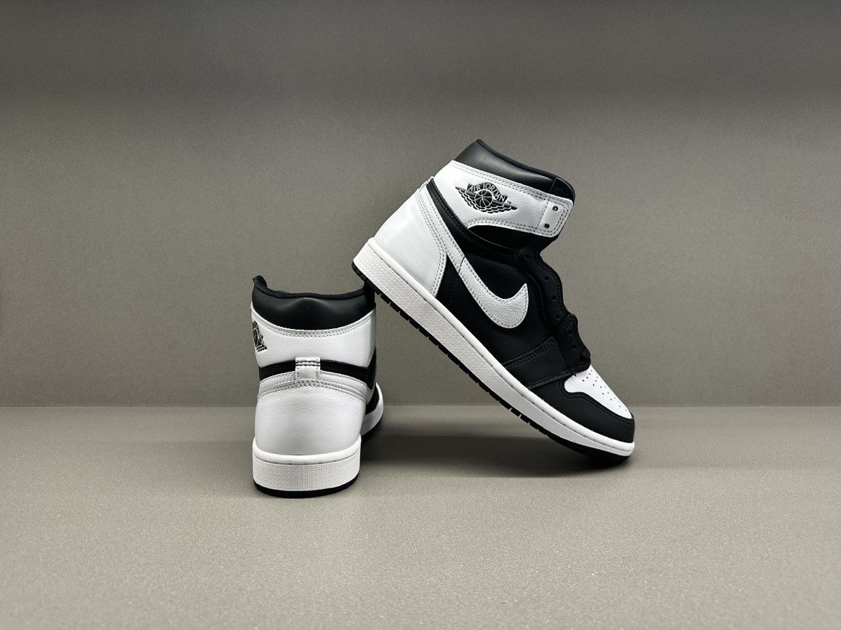 Jordan Brand Jordan 1 Retro High OG Black White Size US 9 / EU 42 - 8 Thumbnail
