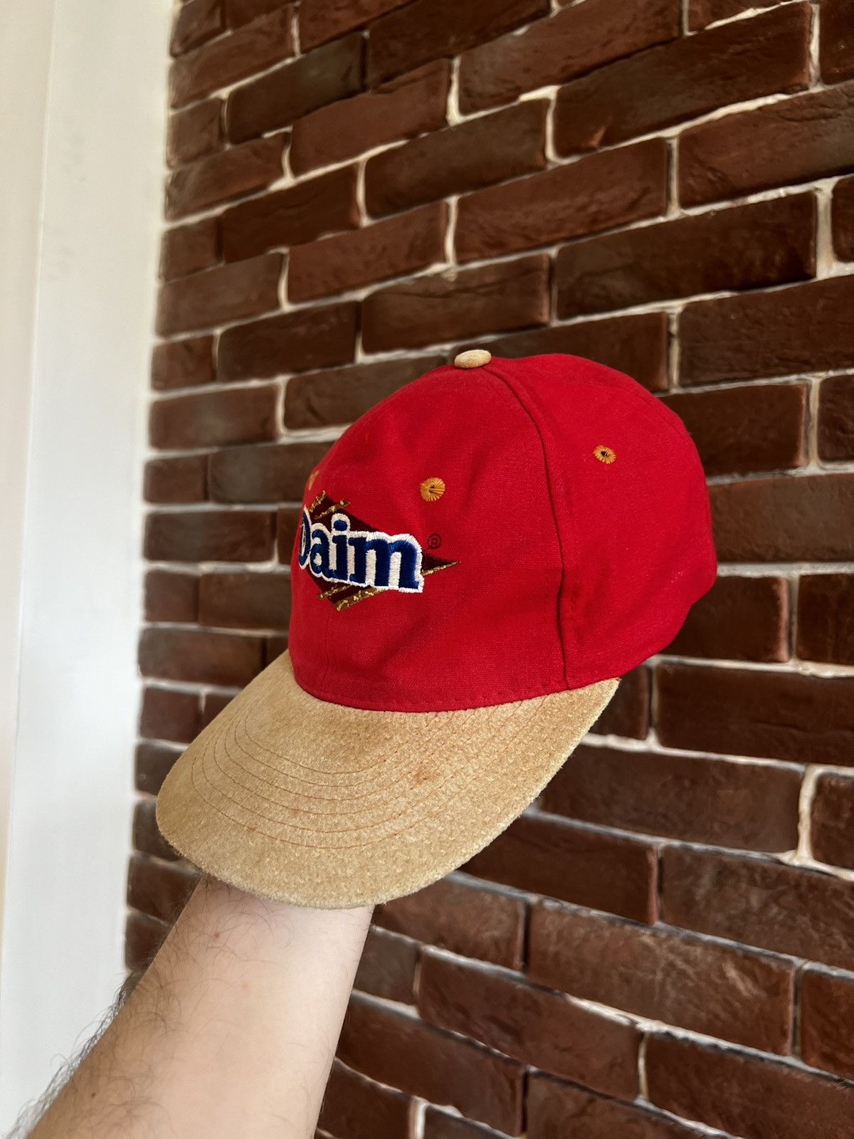 Vintage Vintage 90s Daim Sweets Logo Cap Hat Dad Streetwear Rare Size ONE SIZE - 3 Thumbnail