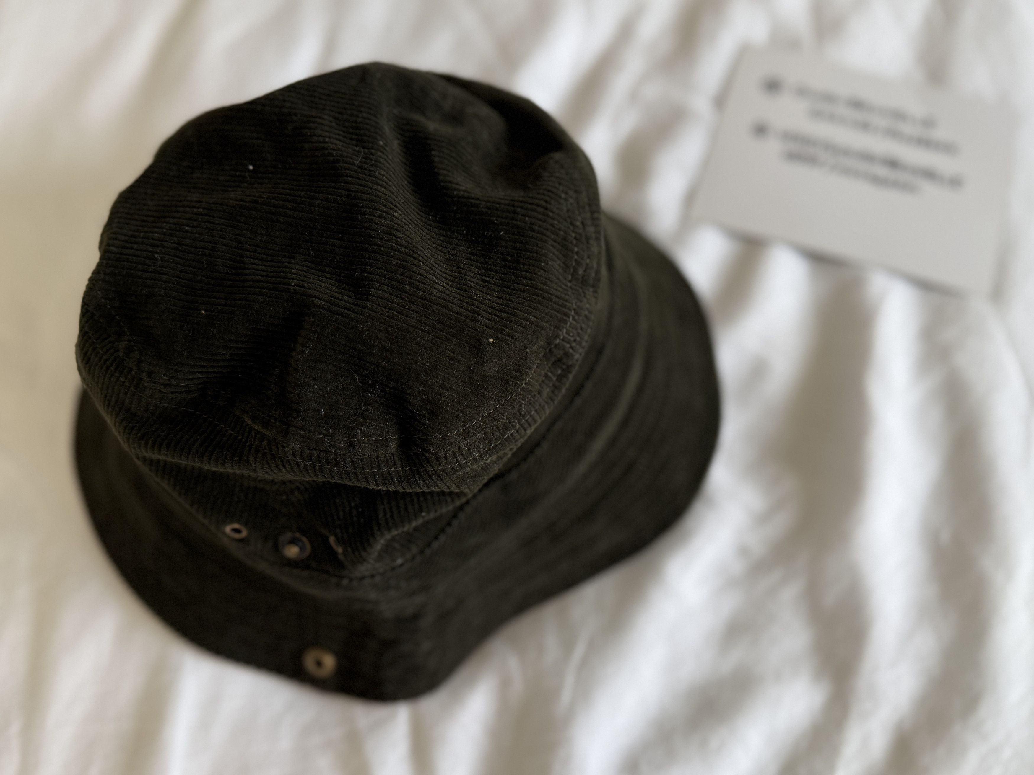J.Crew J.Crew Corduroy Bucket Hat Olive Green Good Condition Size ONE SIZE - 3 Thumbnail