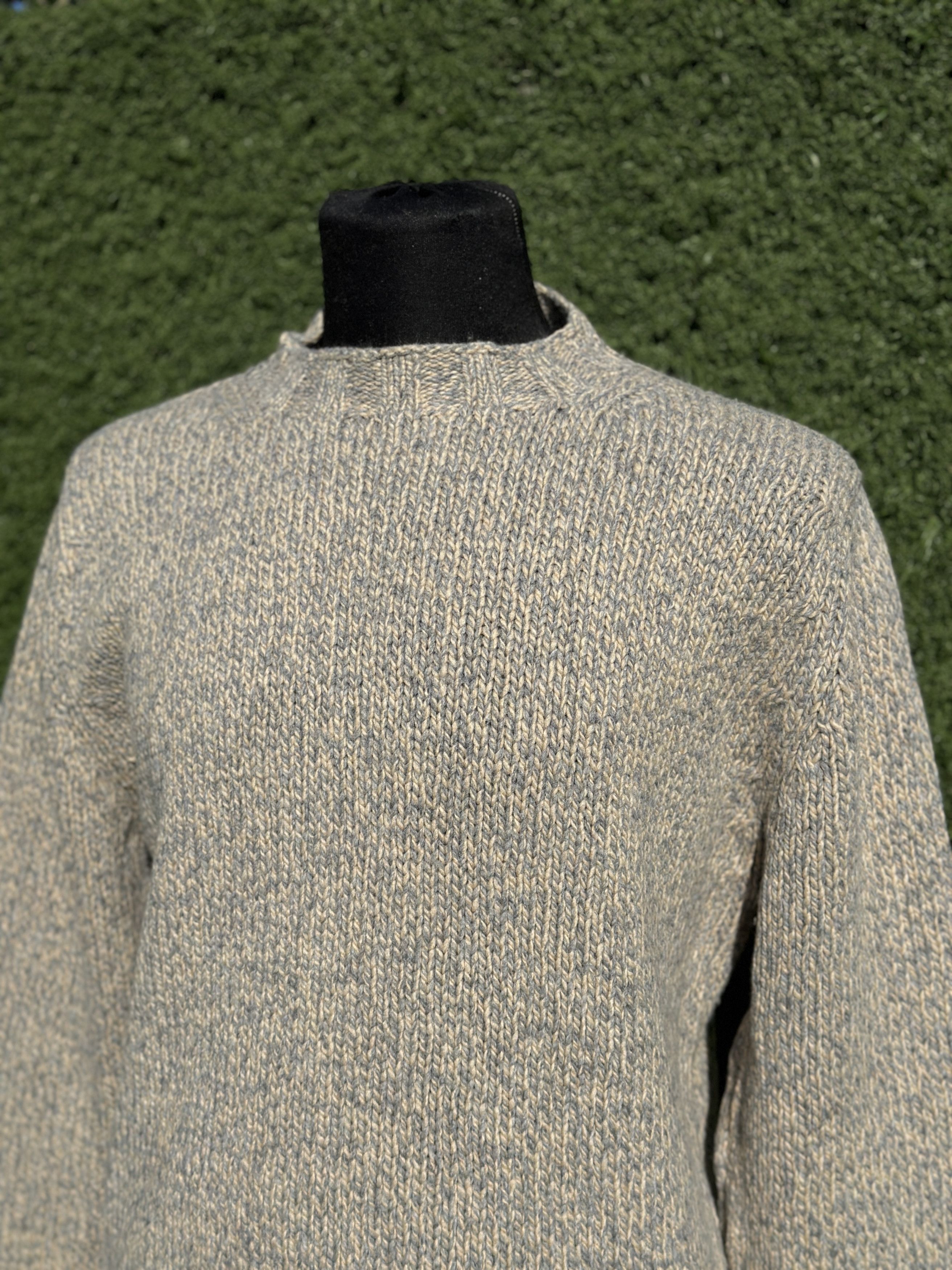 Loewe Loewe Marled Wool Raglan Sweater Heavy Knit Size 52 L XL Size US L / EU 52-54 / 3 - 9 Thumbnail