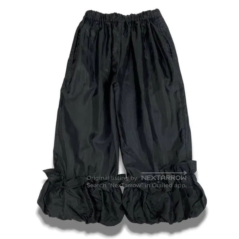 Comme des Garcons Comme des Garcons size XS Black vintage floral trousers Size 22" - 4 Thumbnail