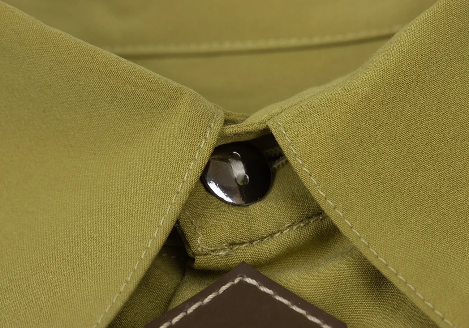 Jean Paul Gaultier Junior Gaultier Decorative Button Polo Shirt Mustard Brown Size US M / EU 48-50 / 2 - 4 Thumbnail