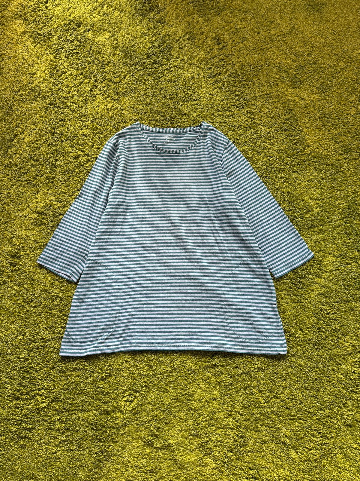 Designer Gudrun Sjoden avant garde striped longsleeve Size L / US 10 / IT 46 - 1 Thumbnail