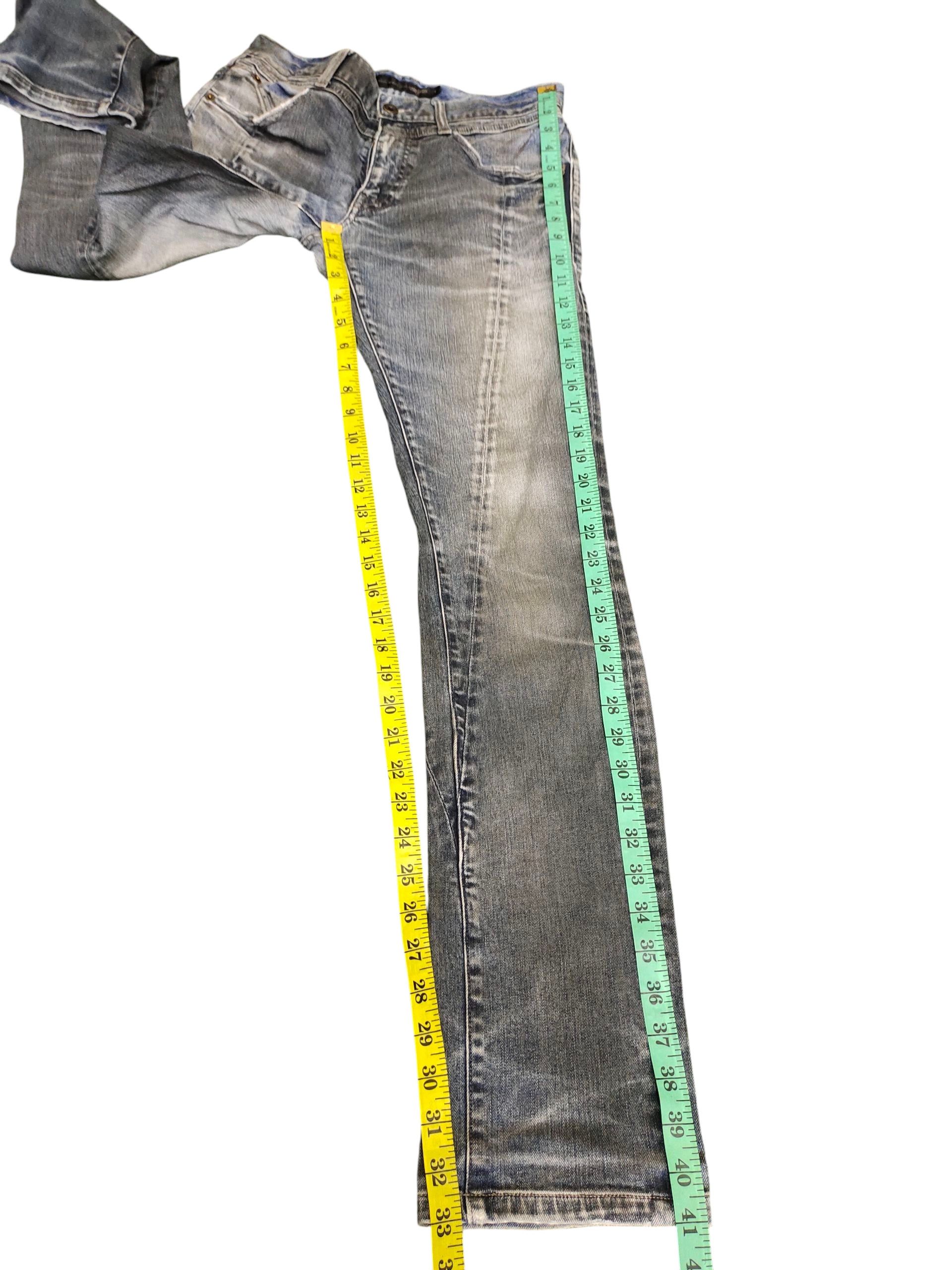 Schlussel Japanese Brand Schlussel Clawmark Distress Faded Jeans Size US 28 / EU 44 - 16 Thumbnail