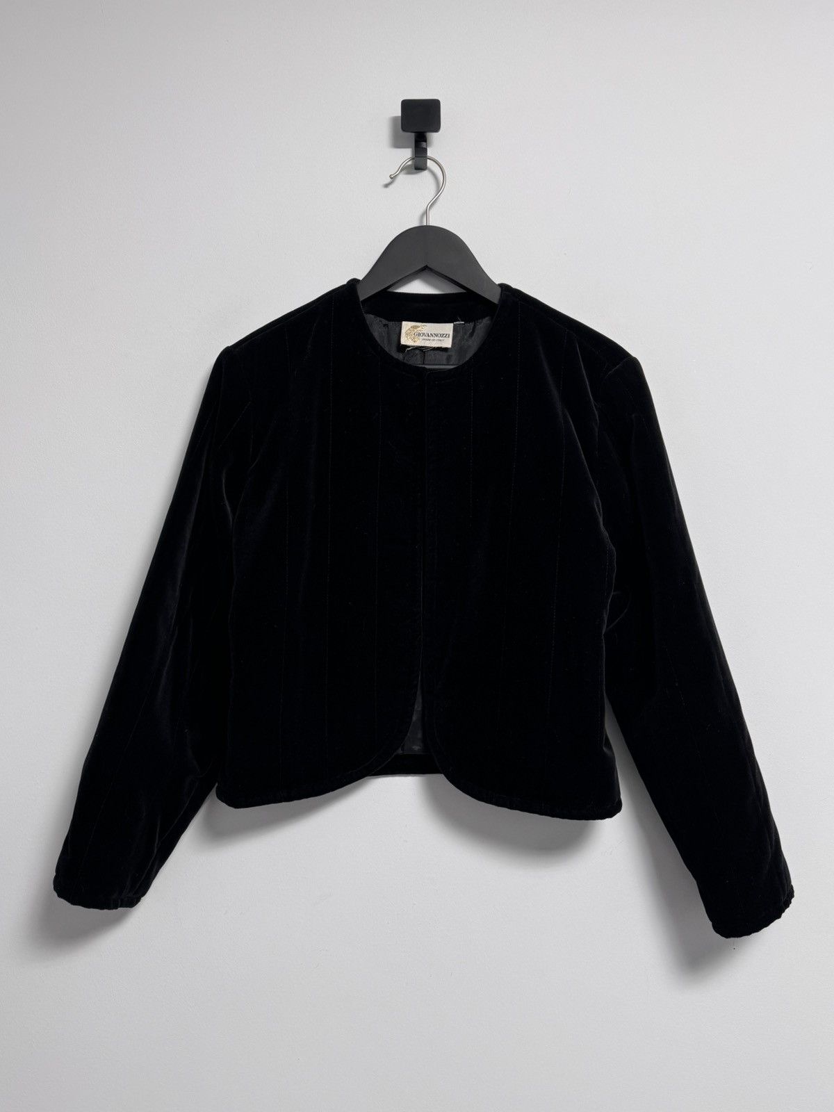 Designer × Japanese Brand Giovannozzi Velvet Women’s Blazer Jacket Size M / US 6-8 / IT 42-44 - 1 Thumbnail
