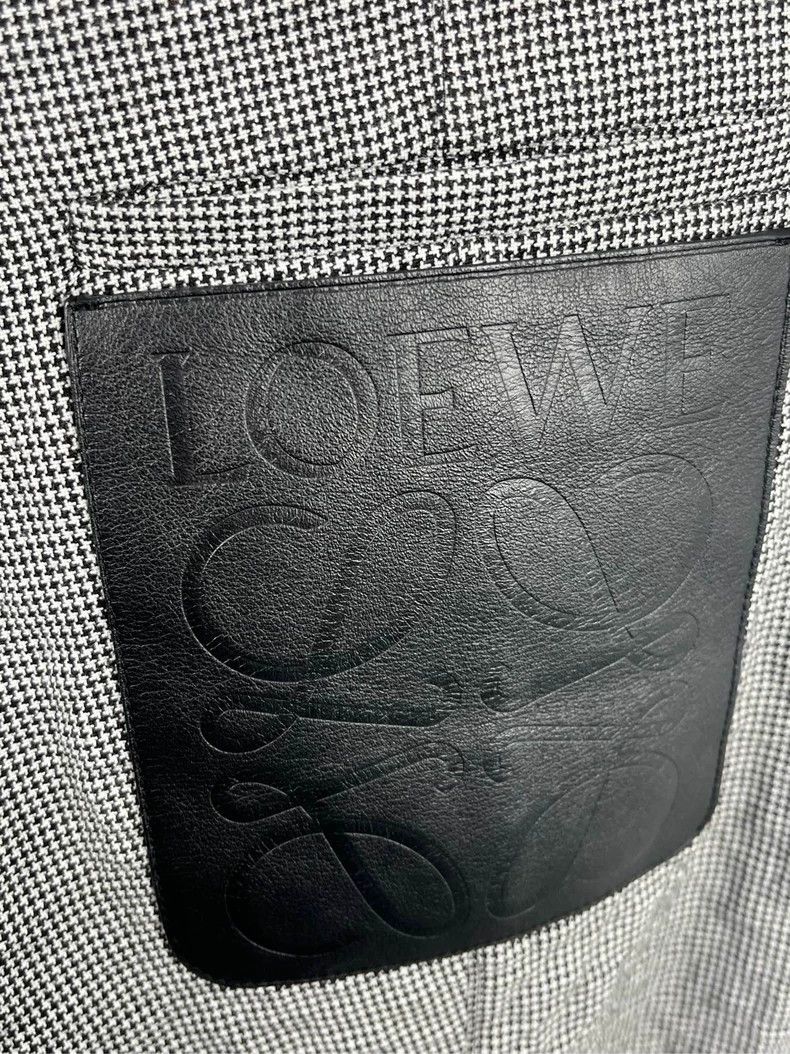 Loewe LOEWE Black patchwork letter logo trousers Size 42" / US 20 - 6 Thumbnail